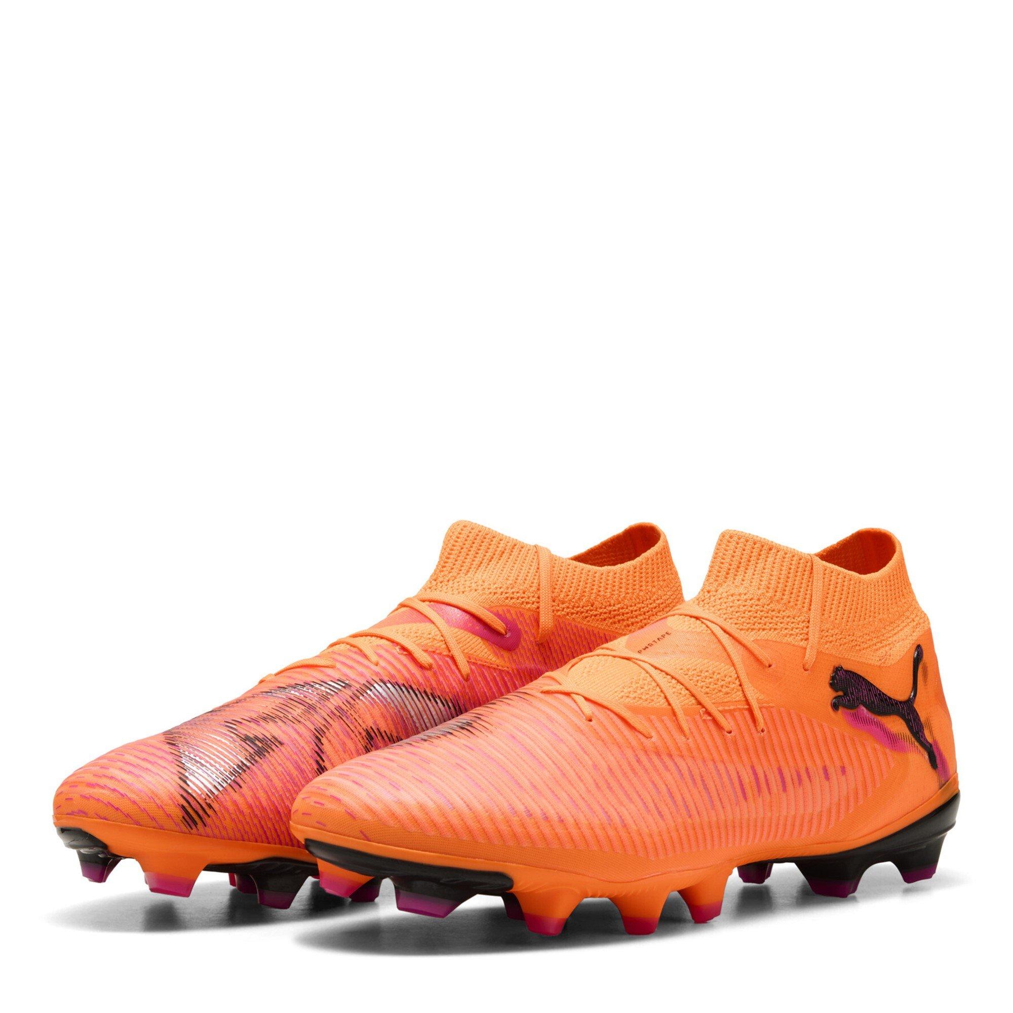 Puma Men's Future 8 Pro Artificial Ground Football Boots - Orange/Black - 7 (40.5)
