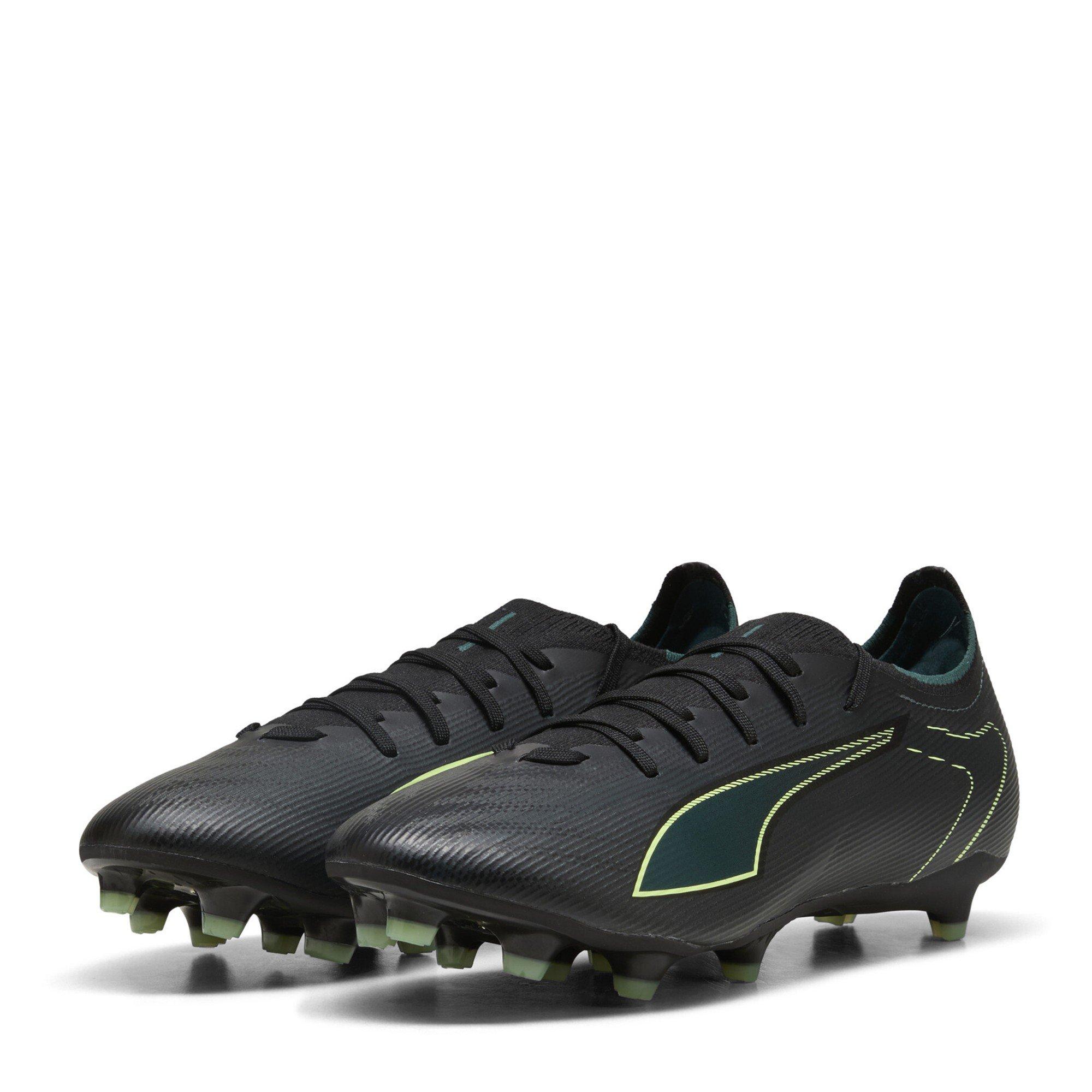 Puma Men's 6 Match Fg/Ag Firm Ground Football Boots - Black Puma Black - 6 (39)