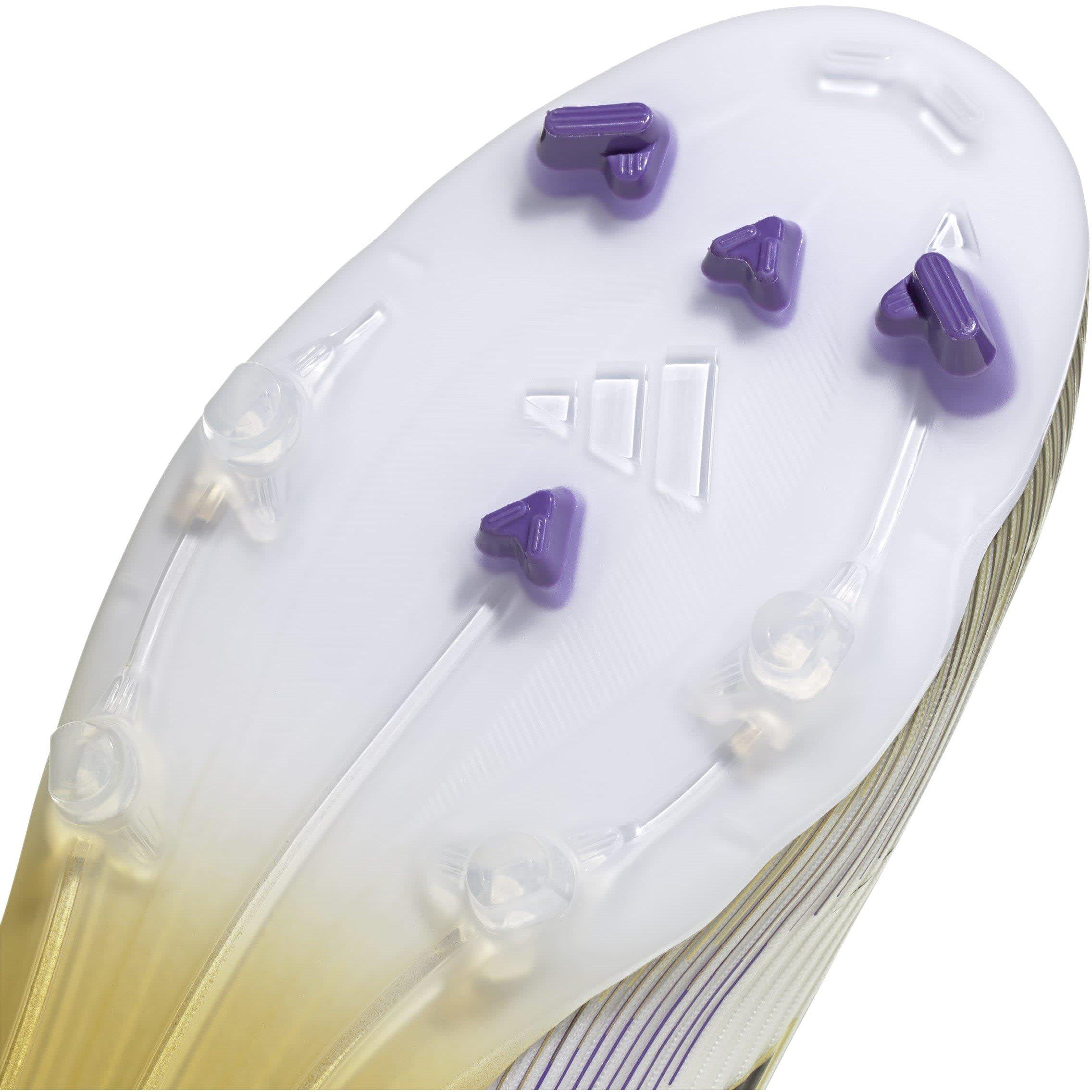 White/Blk/Gold - adidas - F50 League Firm Ground Football Boots - 7