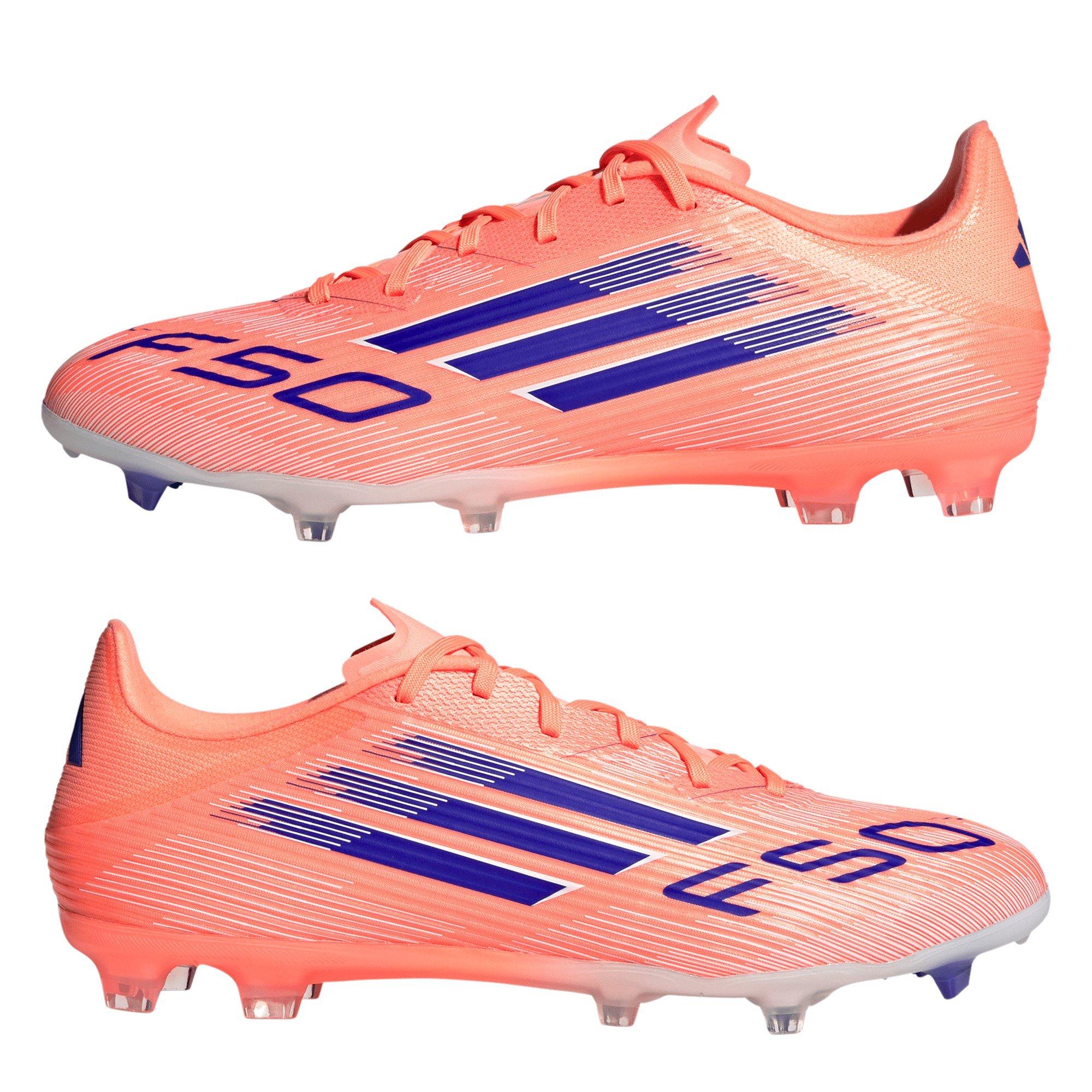 Orange/Blu/Wht - adidas - F50 League Firm Ground Football Boots - 9