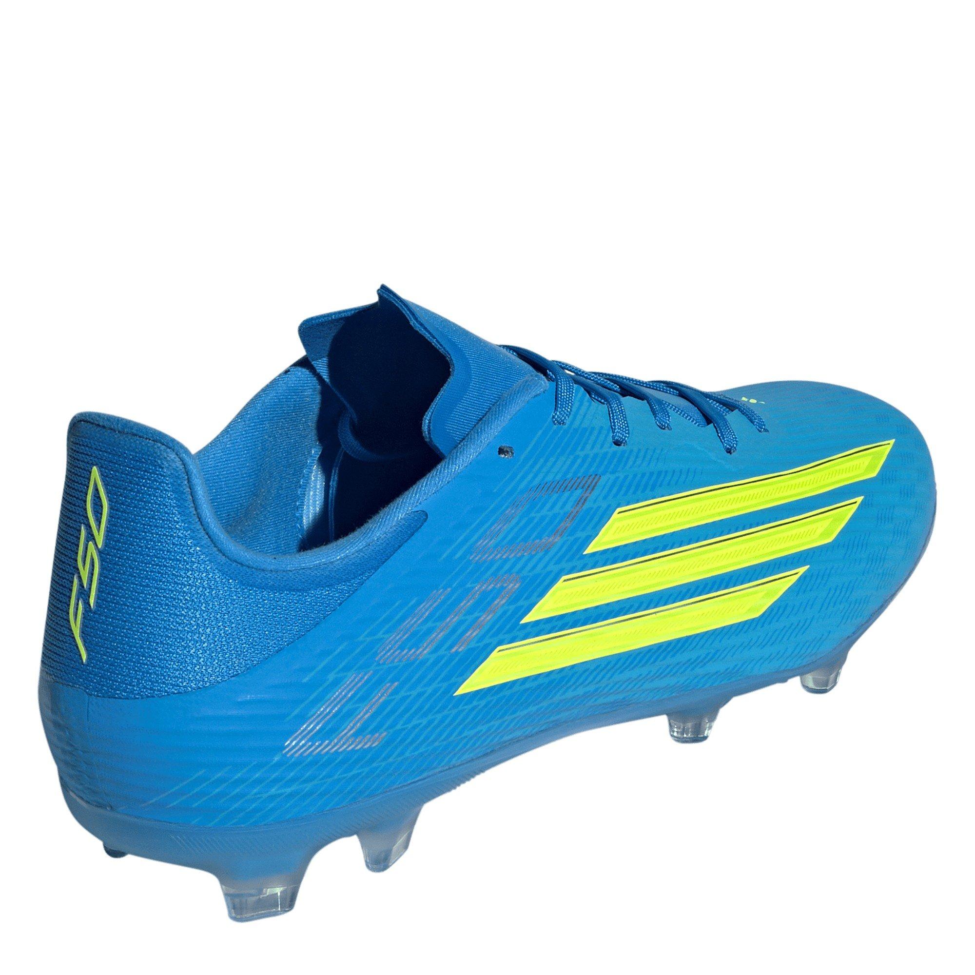 Blue/Yell/Aqua - adidas - F50 League Firm Ground Football Boots - 4