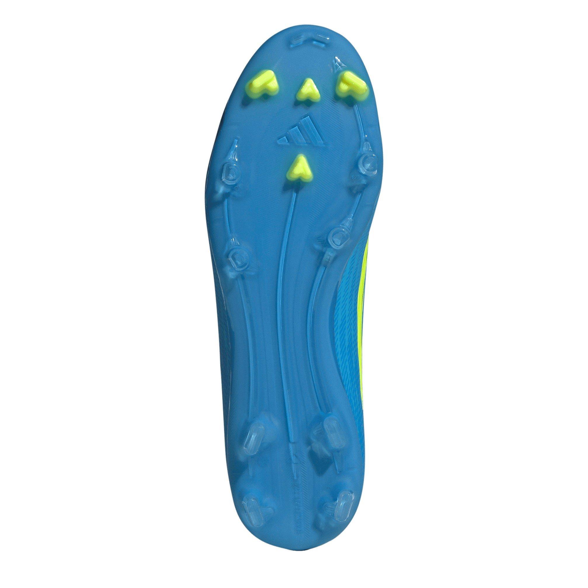 Blue/Yell/Aqua - adidas - F50 League Firm Ground Football Boots - 6