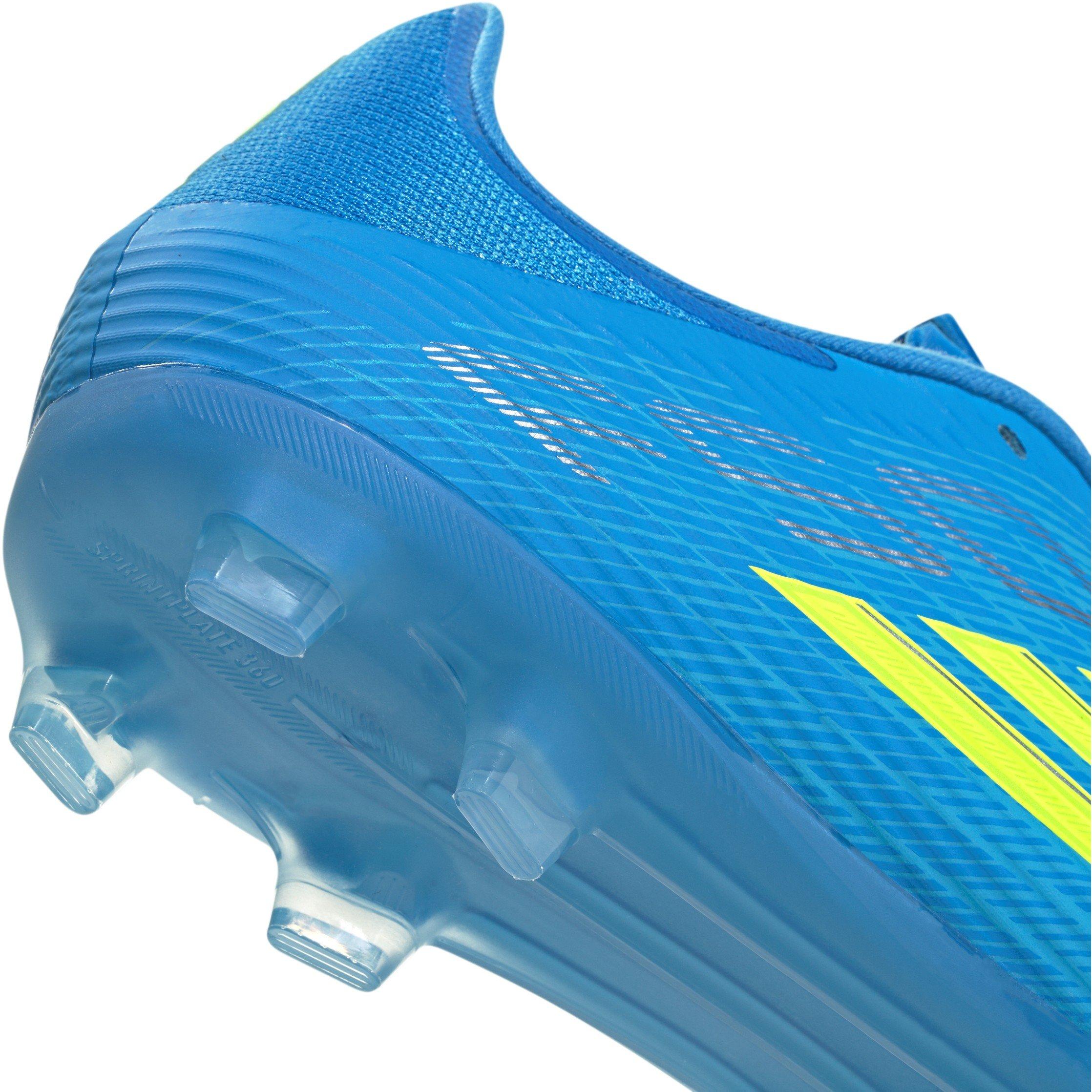 Blue/Yell/Aqua - adidas - F50 League Firm Ground Football Boots - 7