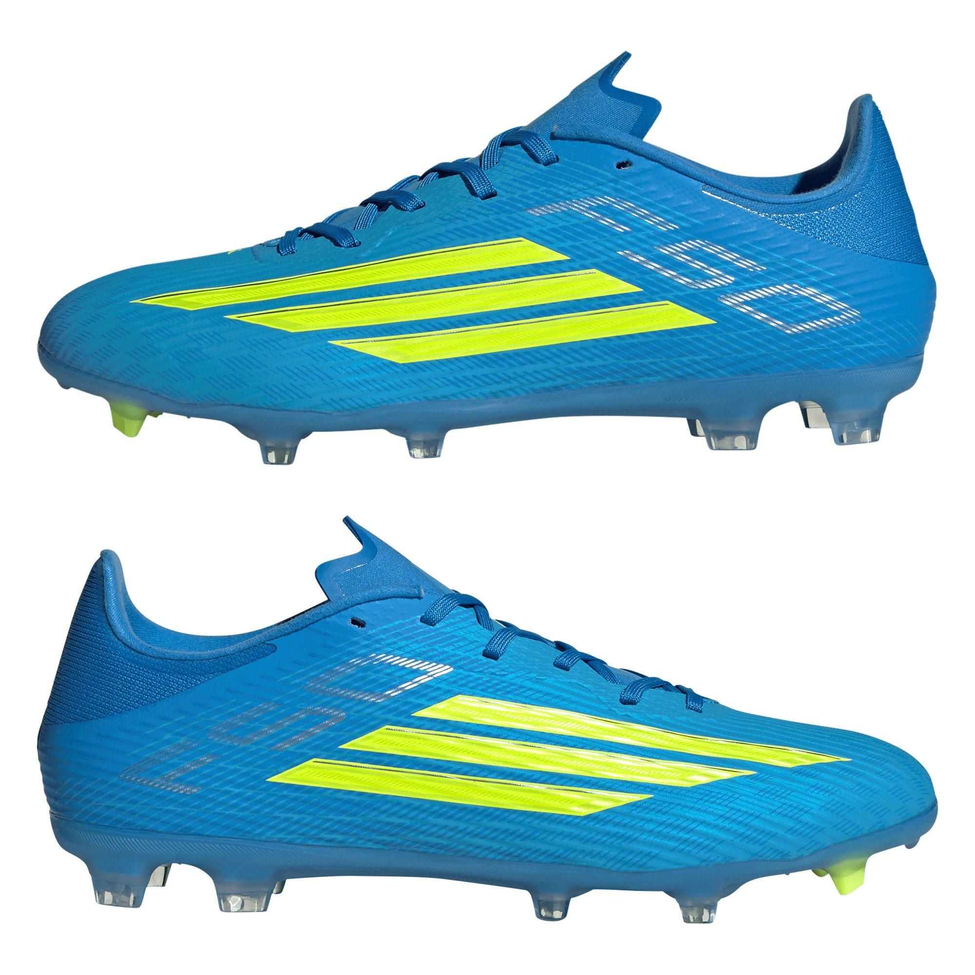Blue/Yell/Aqua - adidas - F50 League Firm Ground Football Boots - 9