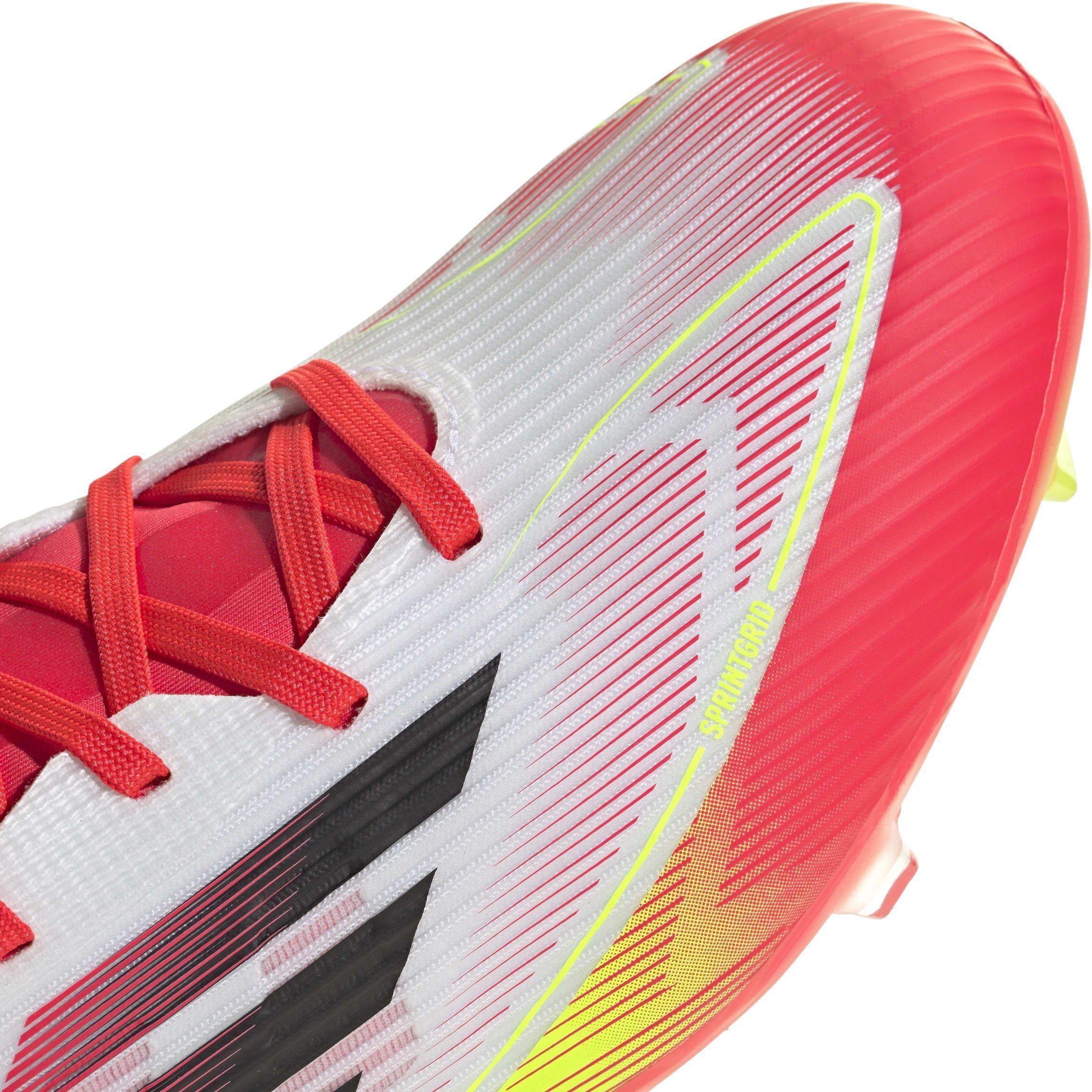 Ft.Wht/S.Yellow - adidas - F50 League Firm Ground Football Boots - 7