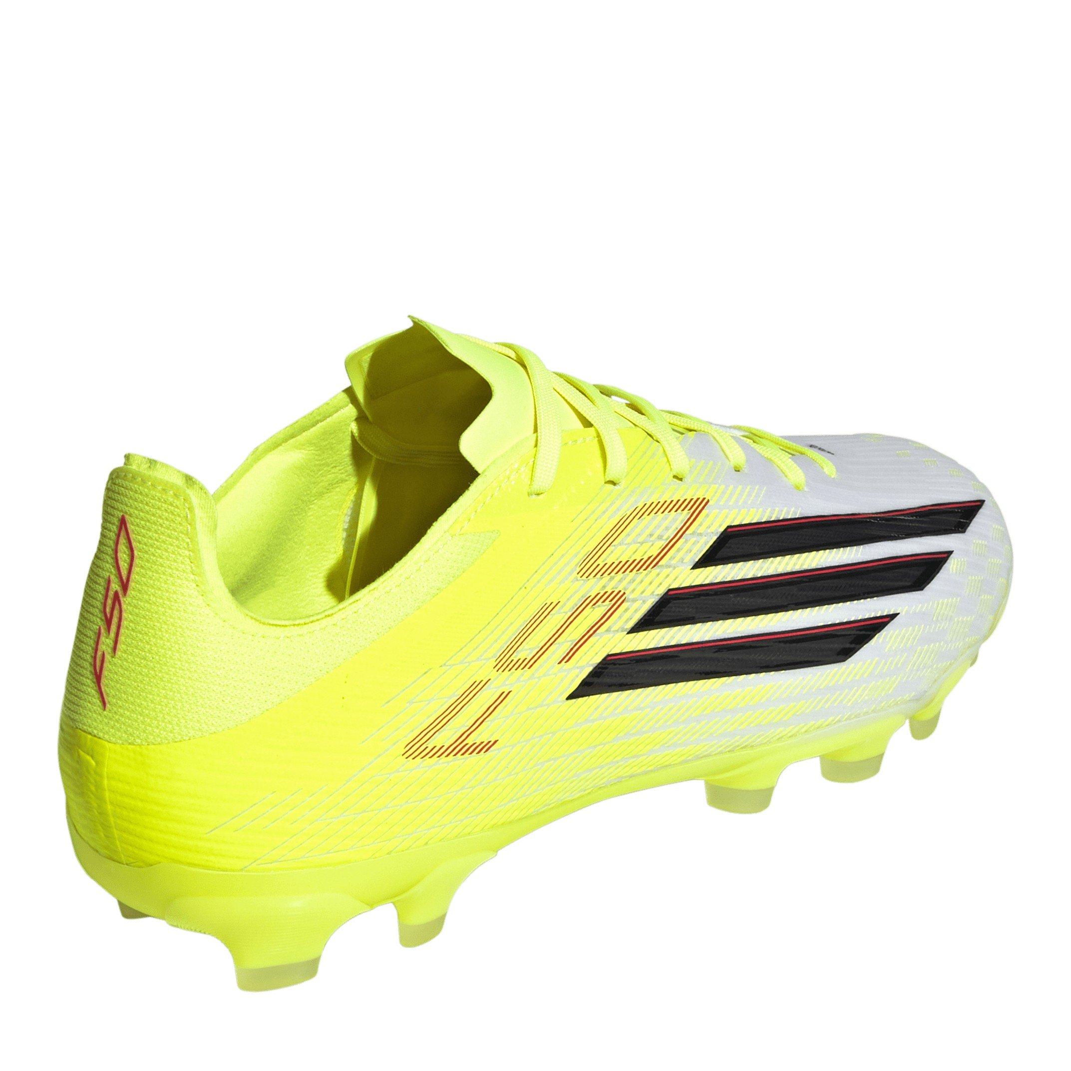 Yellow/Blck/Red - adidas - F50 Pro Adults Multi-Ground Football Boots - 4