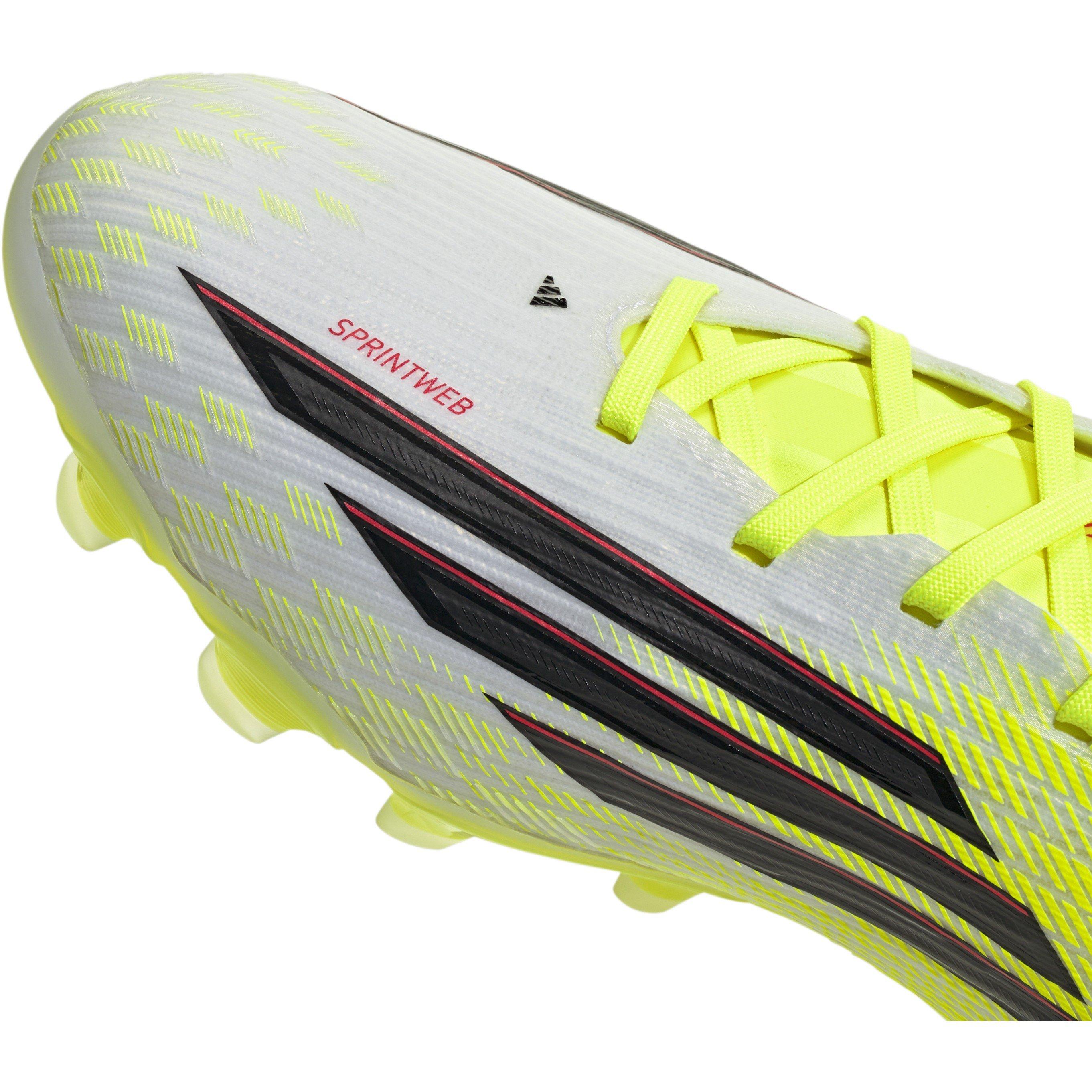 Yellow/Blck/Red - adidas - F50 Pro Adults Multi-Ground Football Boots - 7