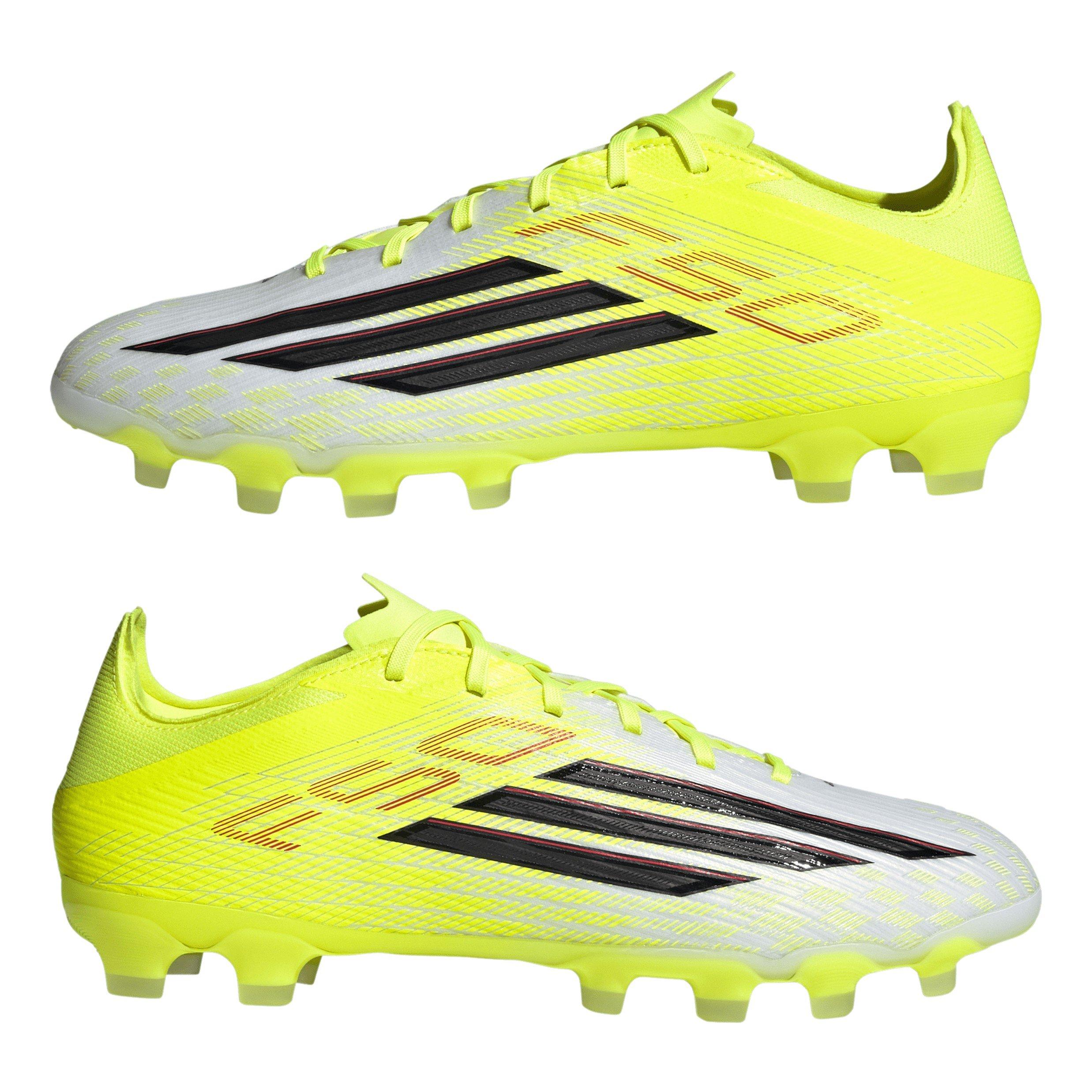Yellow/Blck/Red - adidas - F50 Pro Adults Multi-Ground Football Boots - 9