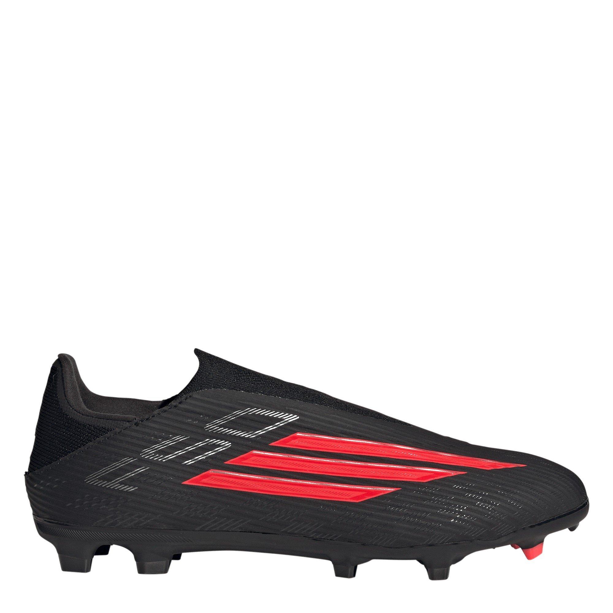 Zwart/Rood/Zwart - adidas - Mens adidas F50 League Laceless Firm Ground Football Boots - 1