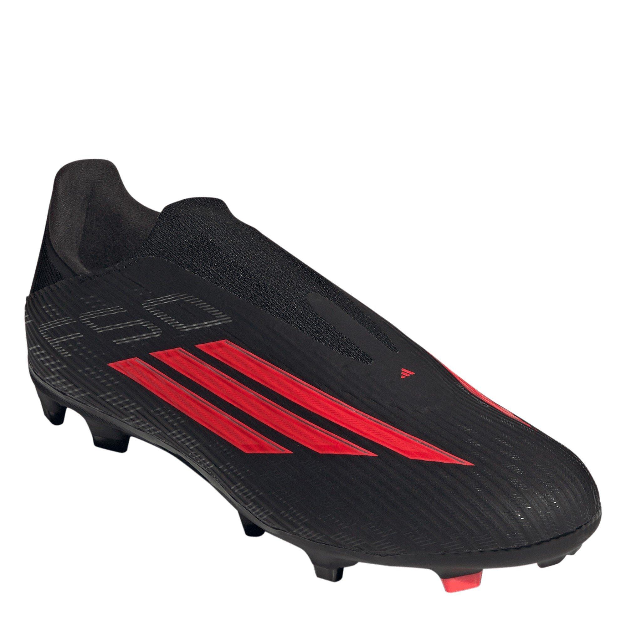 Sort/Rød/Sort - adidas - Mens adidas F50 League Laceless Firm Ground Football Boots - 3