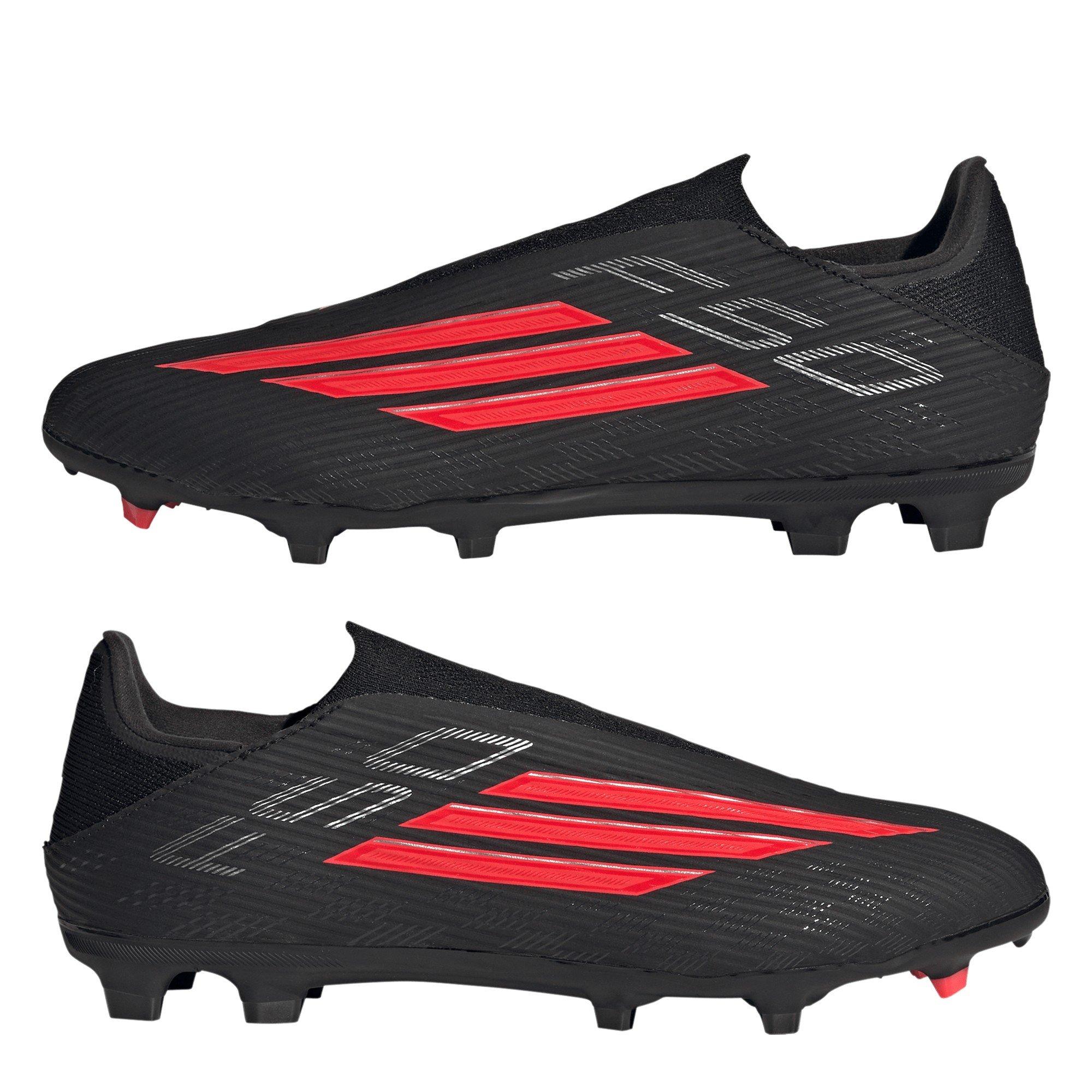 Sort/Rød/Sort - adidas - Mens adidas F50 League Laceless Firm Ground Football Boots - 9