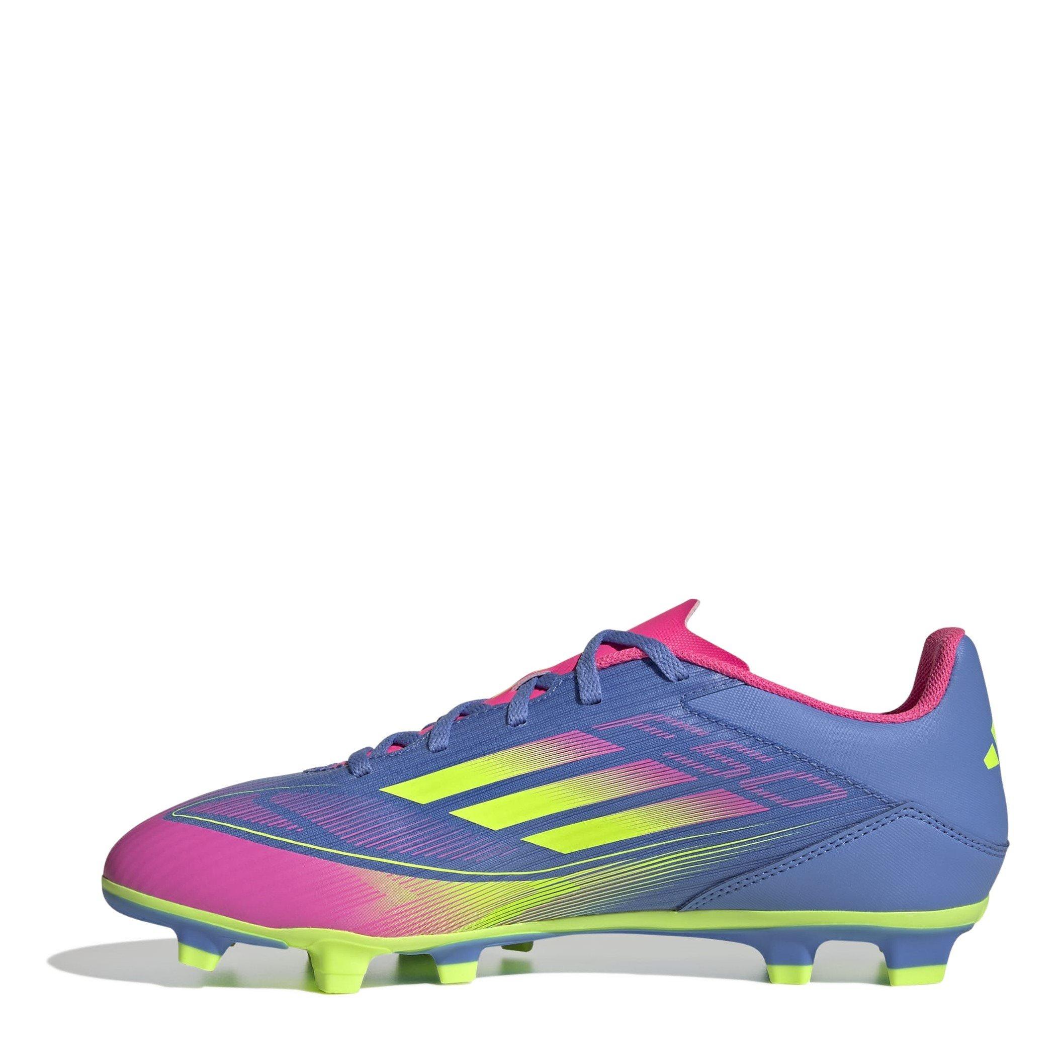 Blue/Lemon/Pink - adidas - F50 Club Firm Ground Football Boots - 2