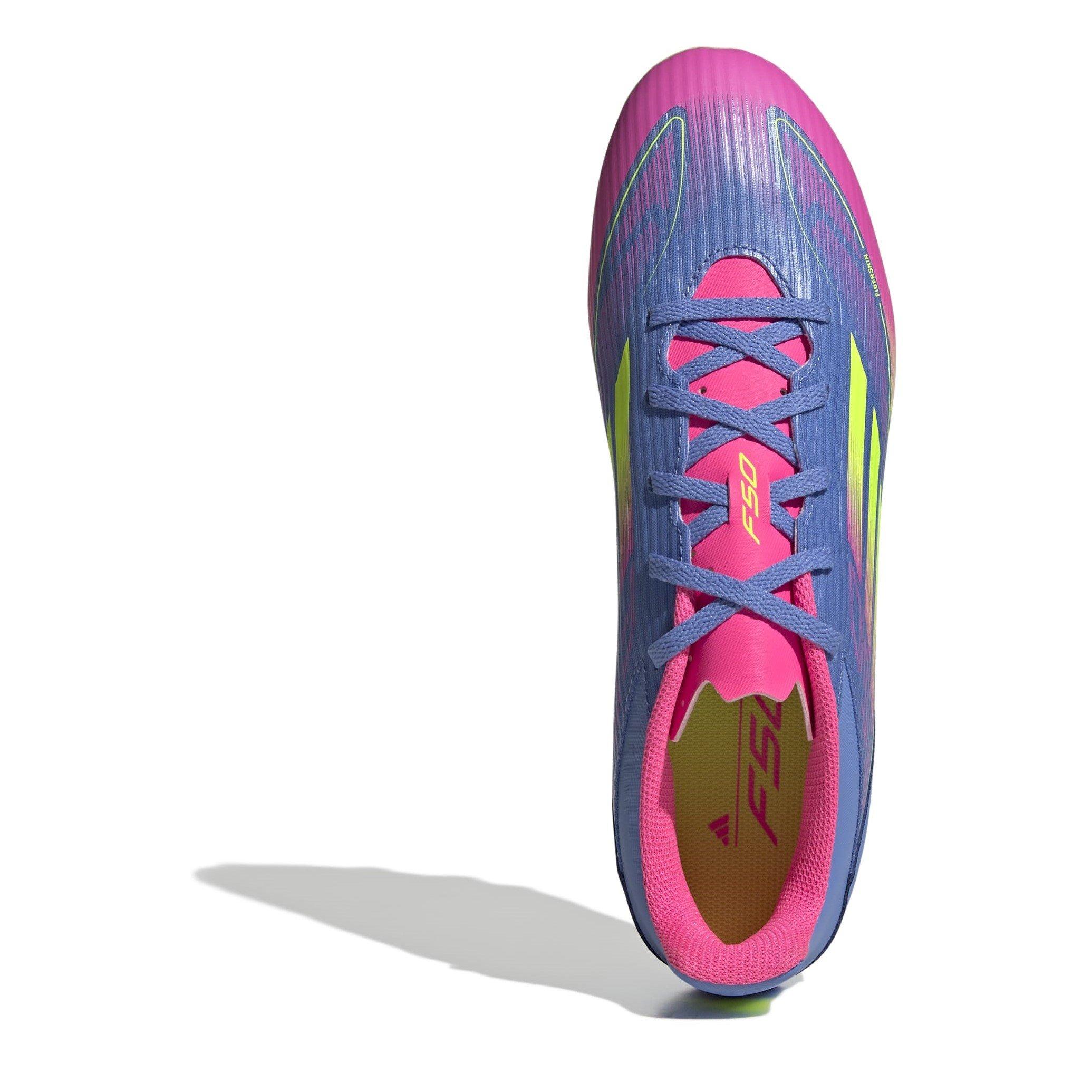Blue/Lemon/Pink - adidas - F50 Club Firm Ground Football Boots - 5