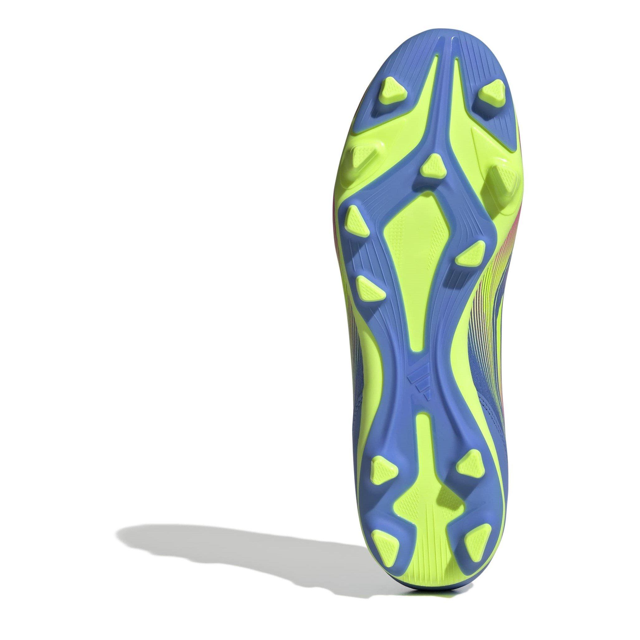 Blue/Lemon/Pink - adidas - F50 Club Firm Ground Football Boots - 6