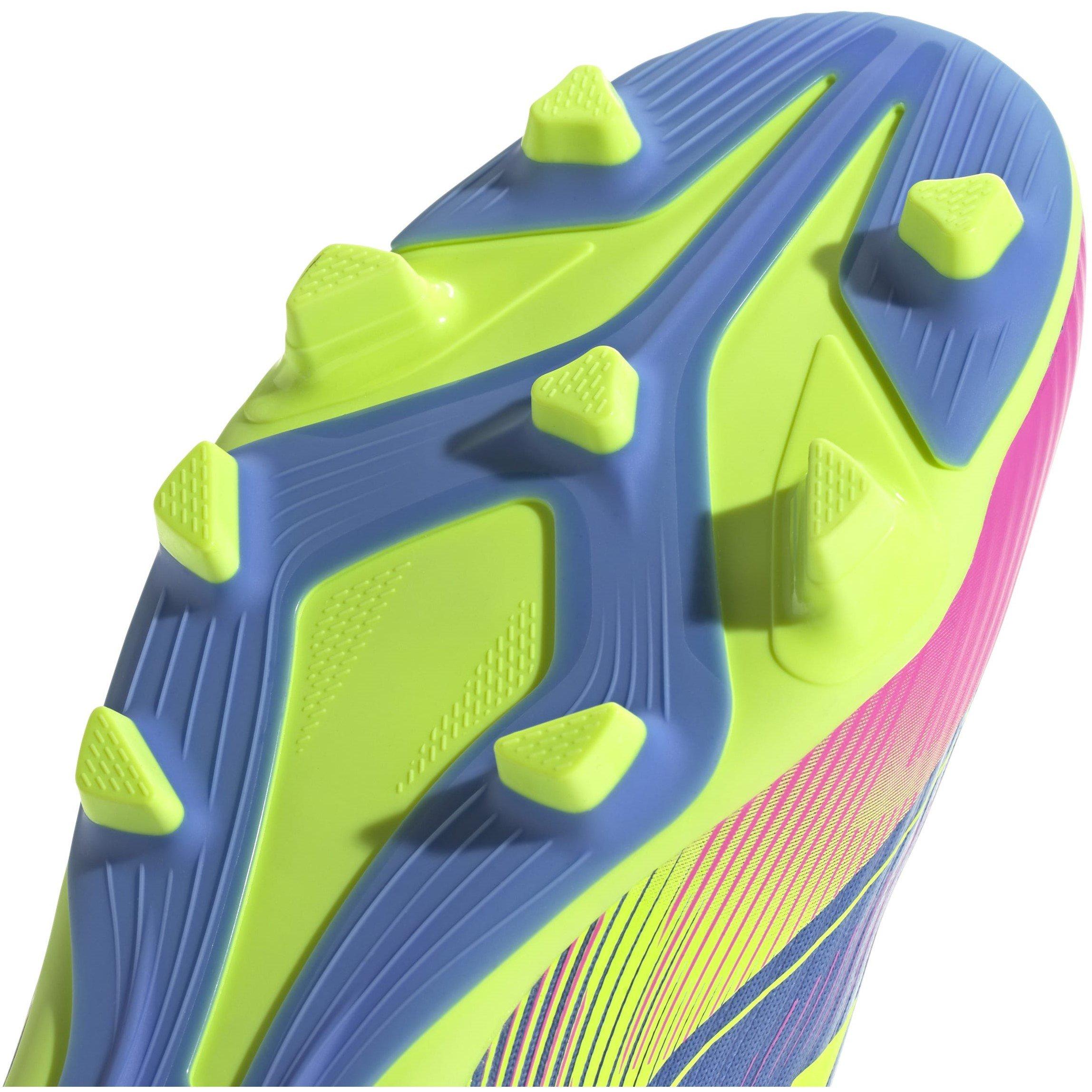 Blue/Lemon/Pink - adidas - F50 Club Firm Ground Football Boots - 8