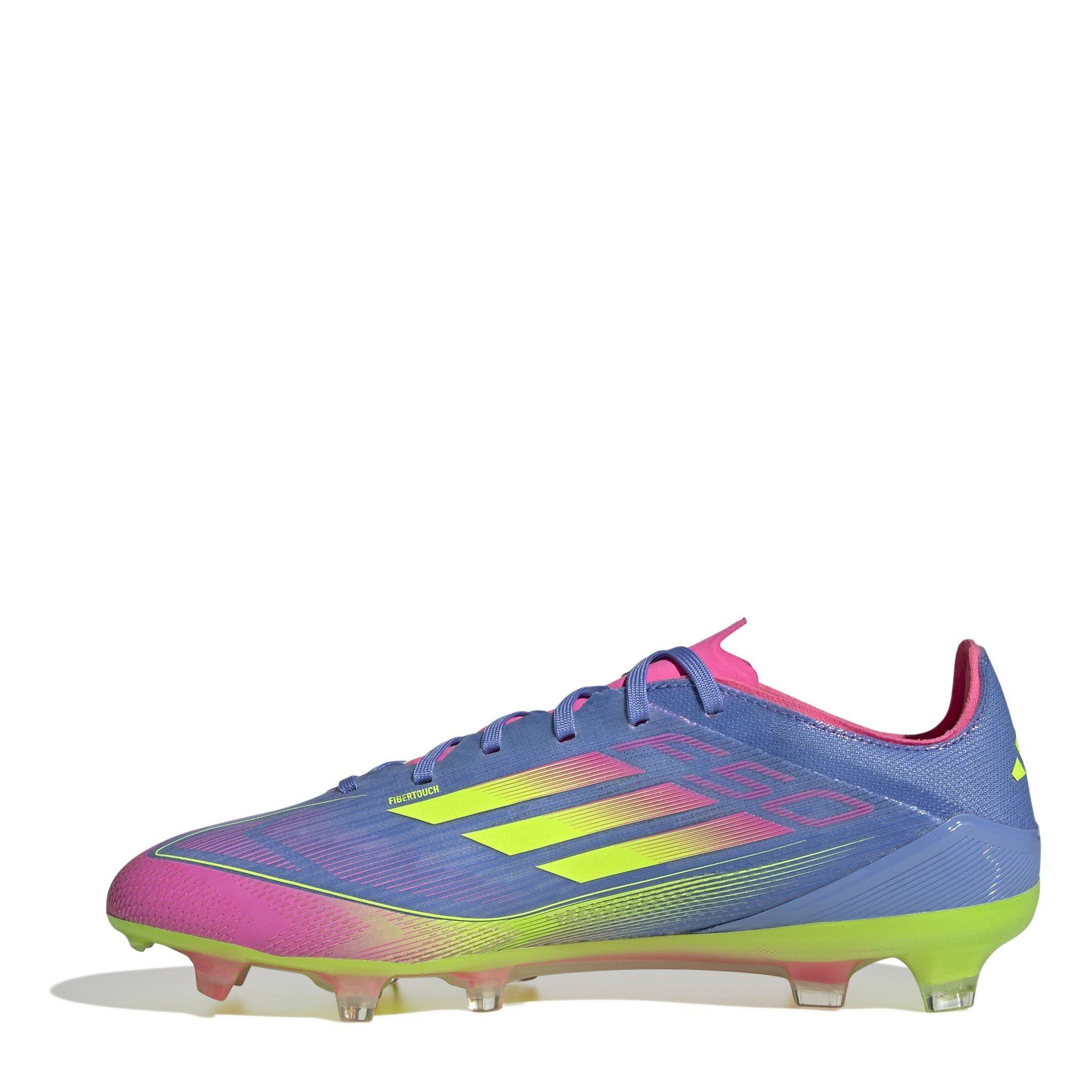 Halo Blue/Lemon - adidas - F50 Pro Adults Firm Ground Boots - 2