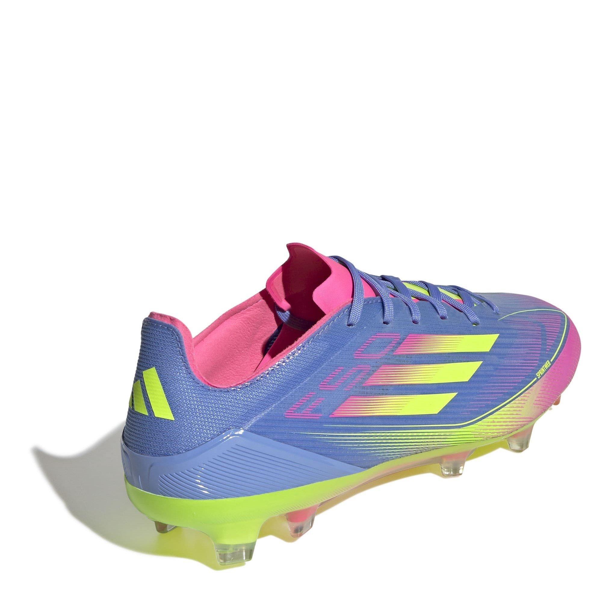 Halo Blue/Lemon - adidas - F50 Pro Adults Firm Ground Boots - 4