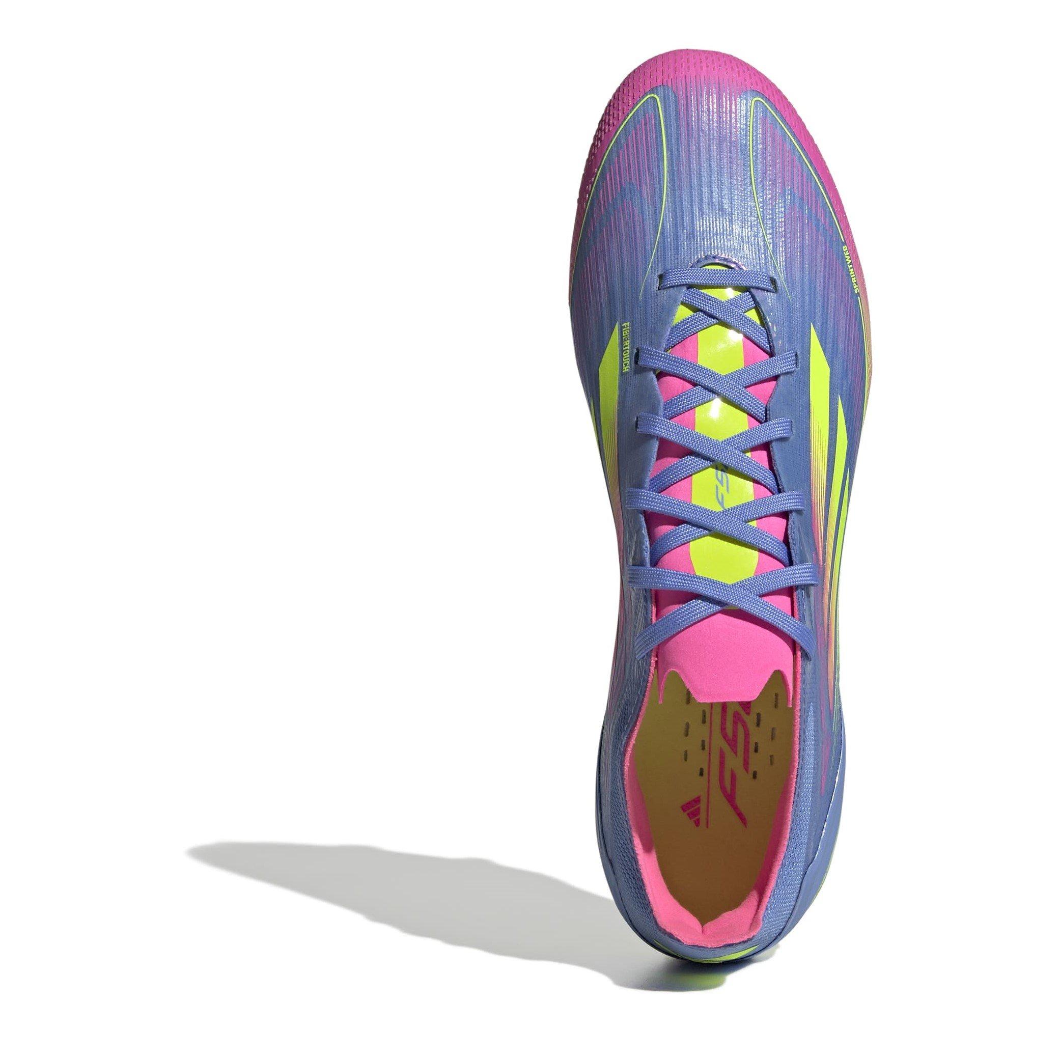 Halo Blue/Lemon - adidas - F50 Pro Adults Firm Ground Boots - 5