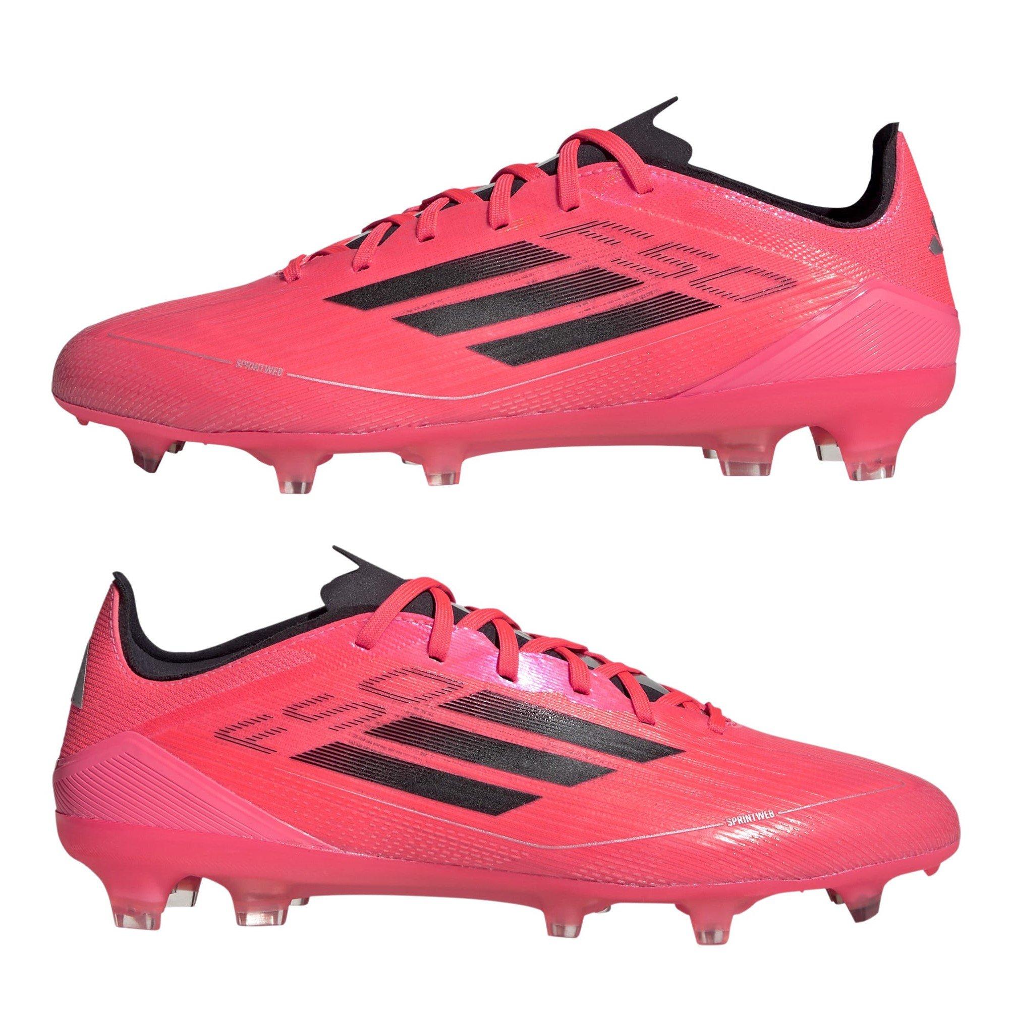 Turbo/Bk/Platin - adidas - F50 Pro Adults Firm Ground Boots - 9