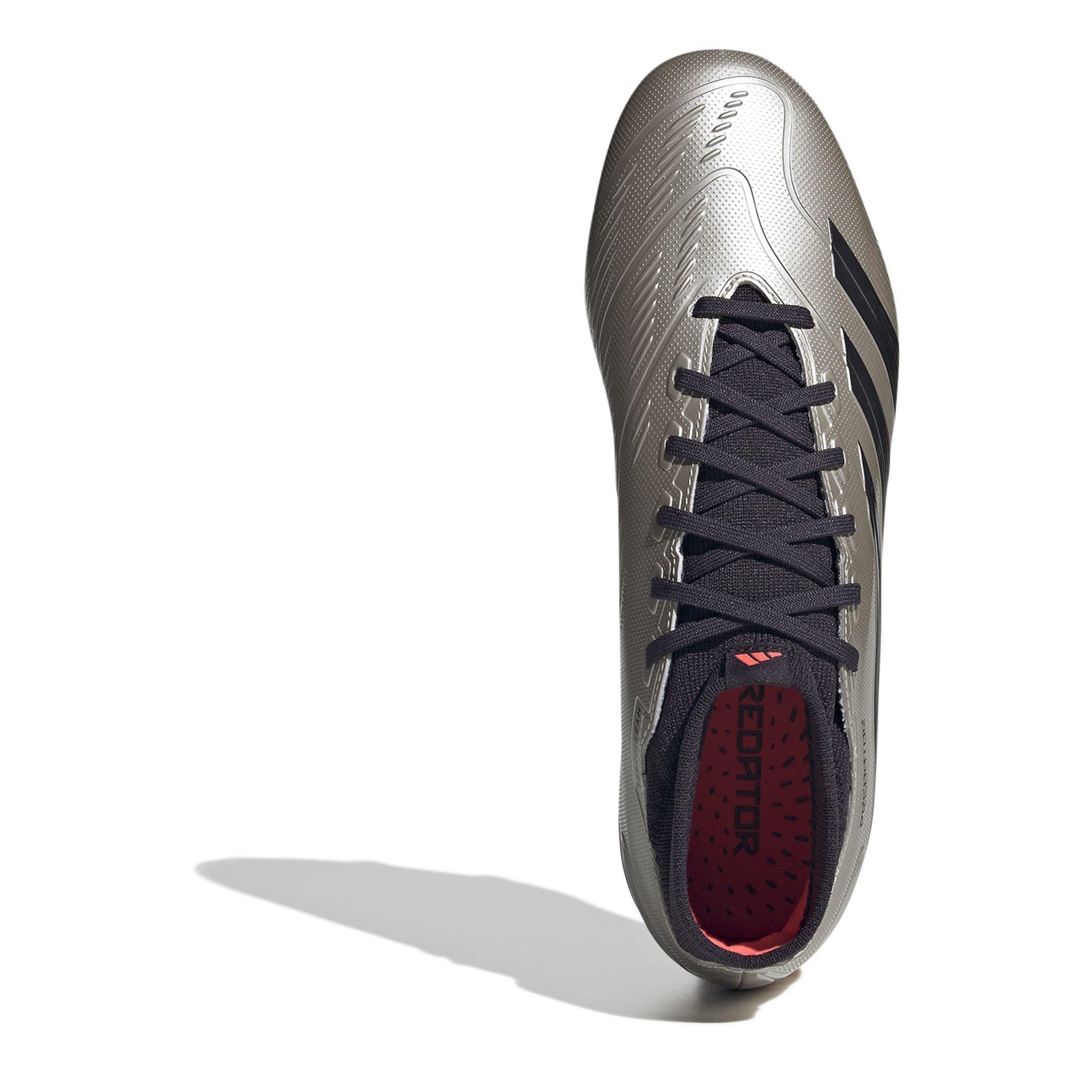 Platin/Bk/Turbo - adidas - Predator League Firm Ground Football Boots - 5