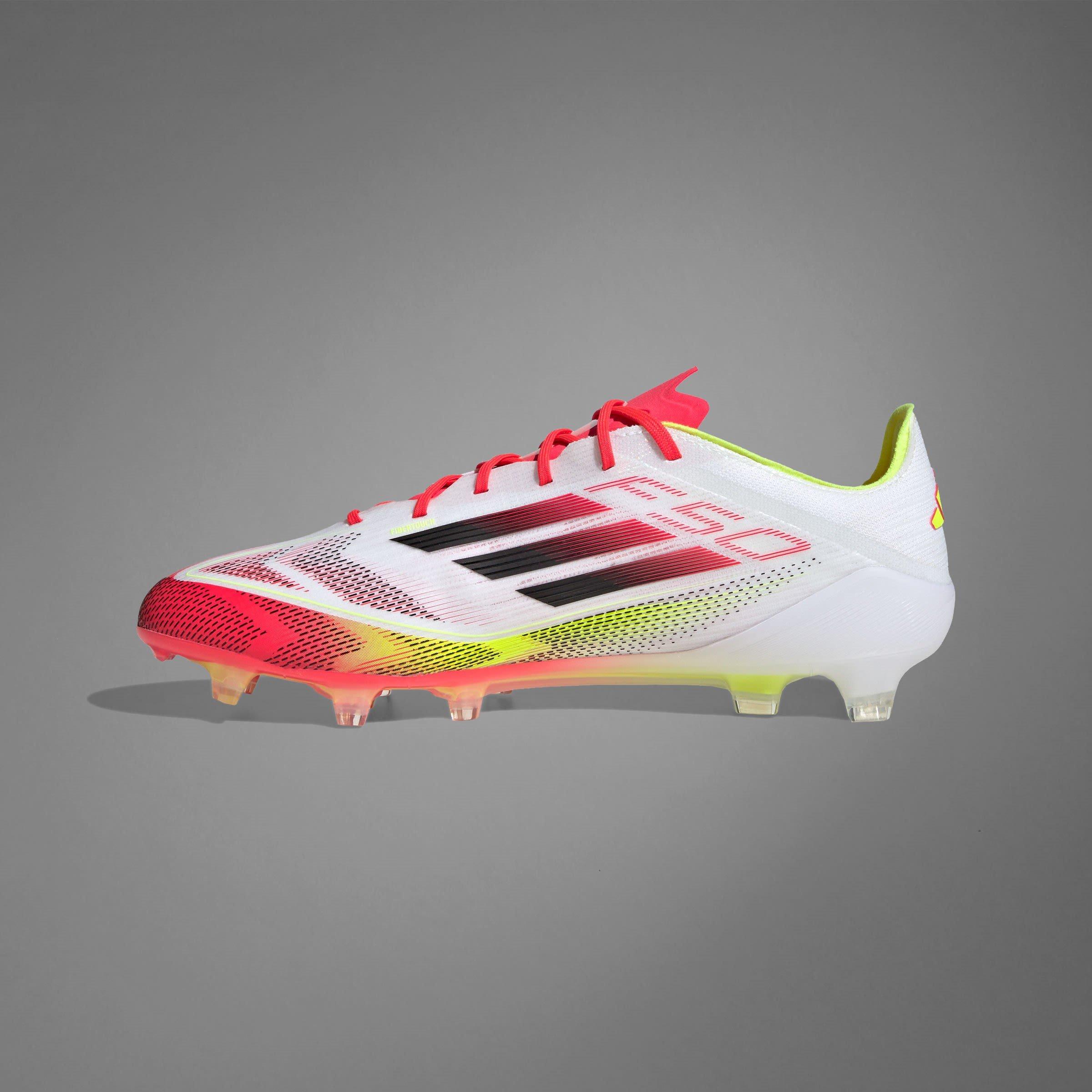 Ft.Wht/S.Yellow - adidas - F50 Elite Firm Ground Football Boots - 13