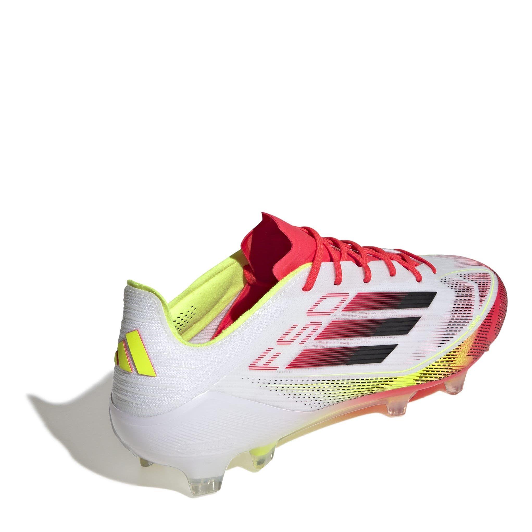 Ft.Wht/S.Yellow - adidas - F50 Elite Firm Ground Football Boots - 4