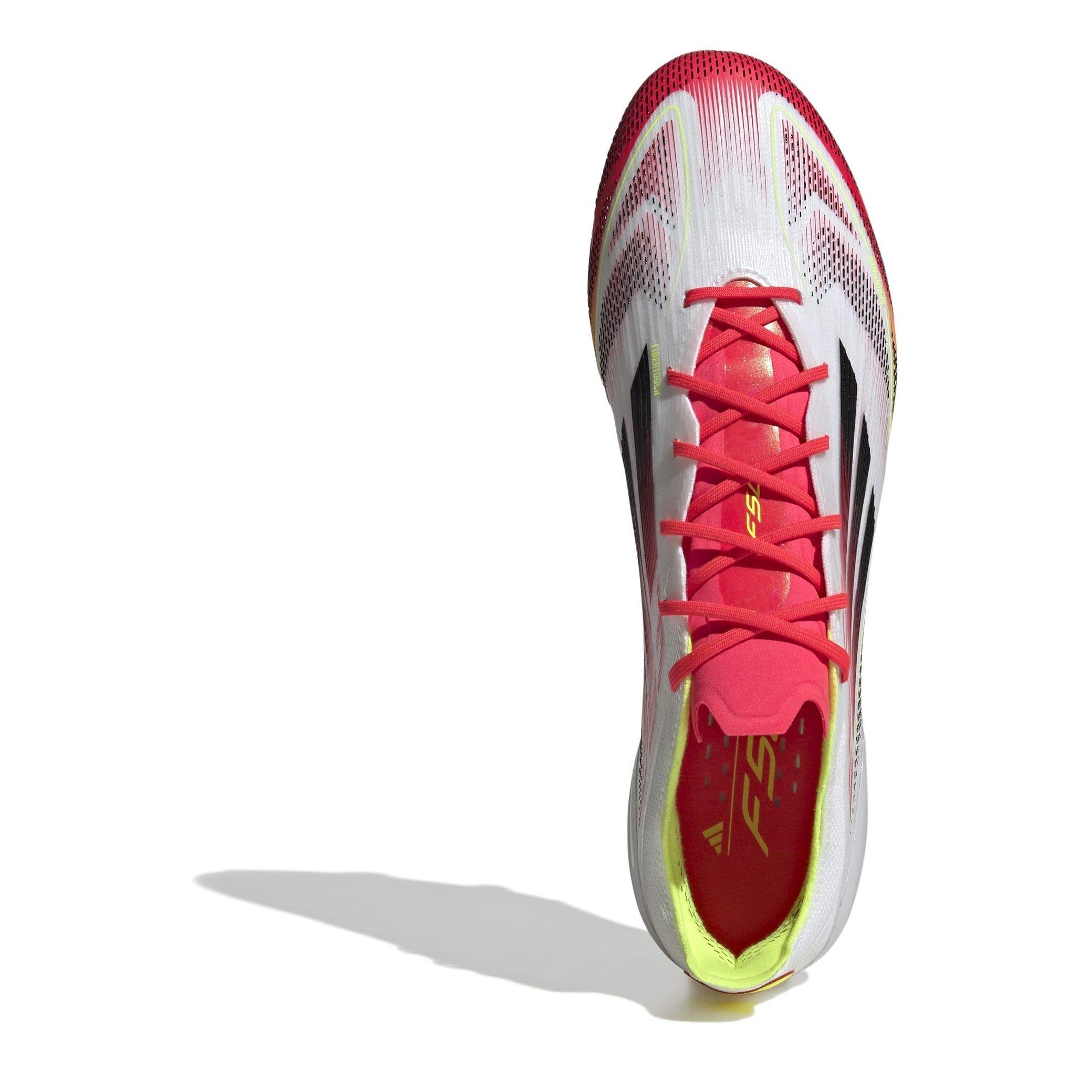 Ft.Wht/S.Yellow - adidas - F50 Elite Firm Ground Football Boots - 5