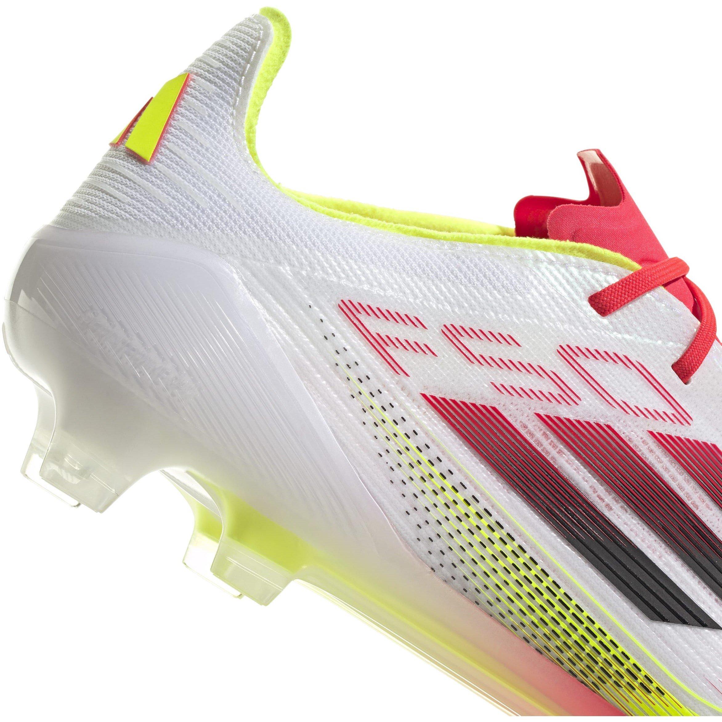 Ft.Wht/S.Yellow - adidas - F50 Elite Firm Ground Football Boots - 7