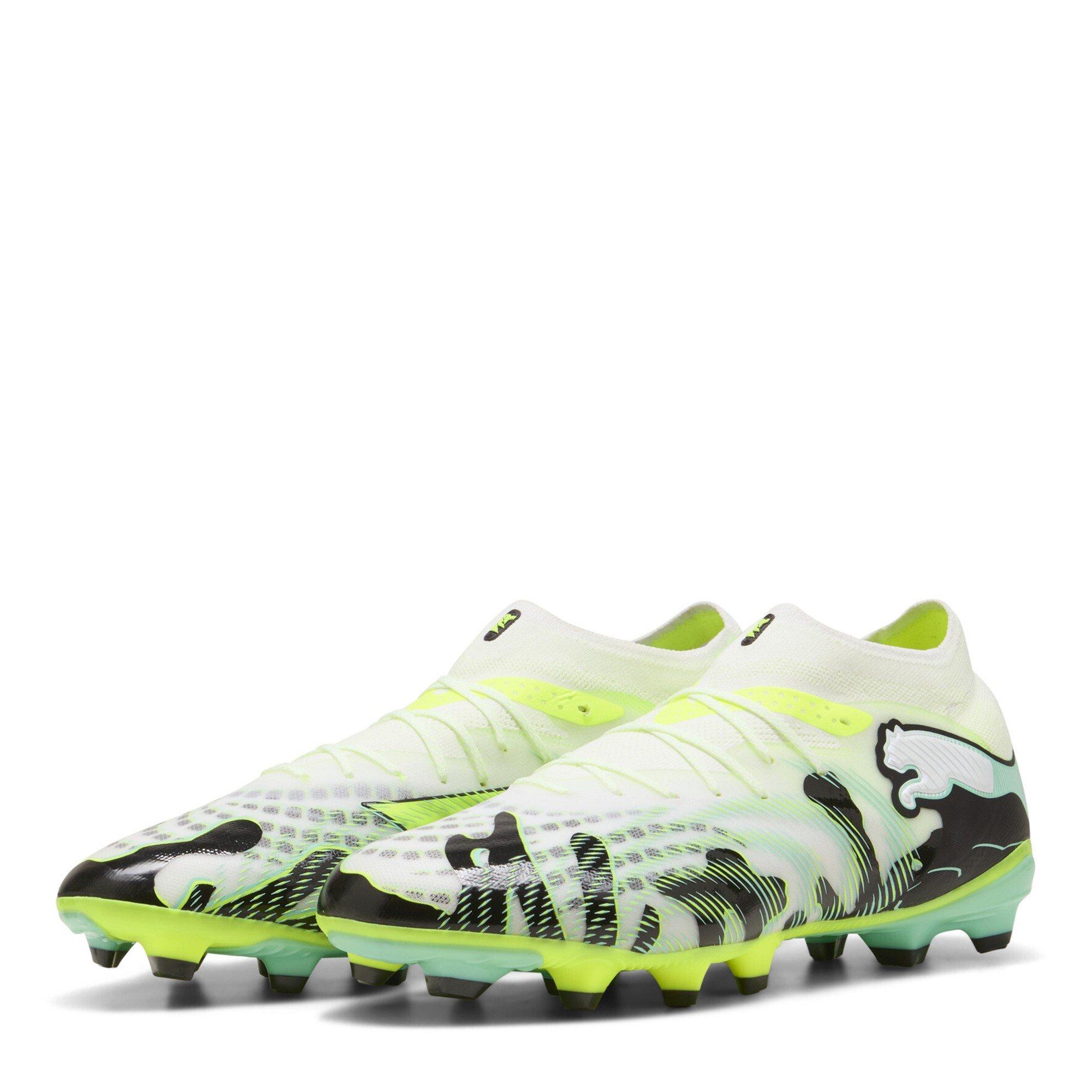 Puma Men's Future 8 Match Firm Ground Football Boots - Mint/White - 6 (39)