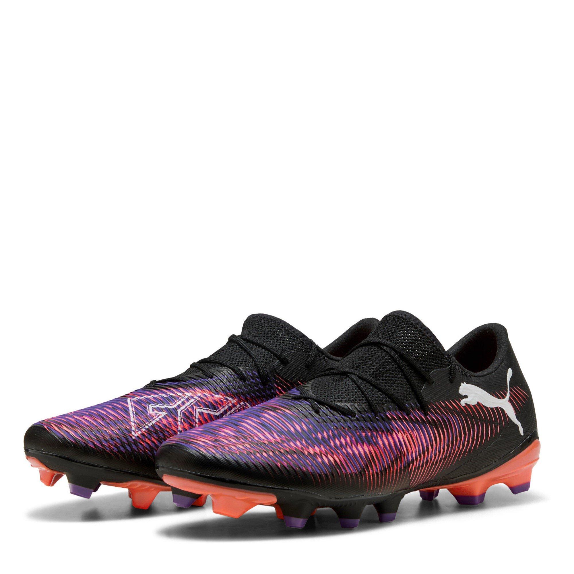 Puma Men's Future 8 Match Artificial Ground Football Boots - Black/Purple - 8 (42)