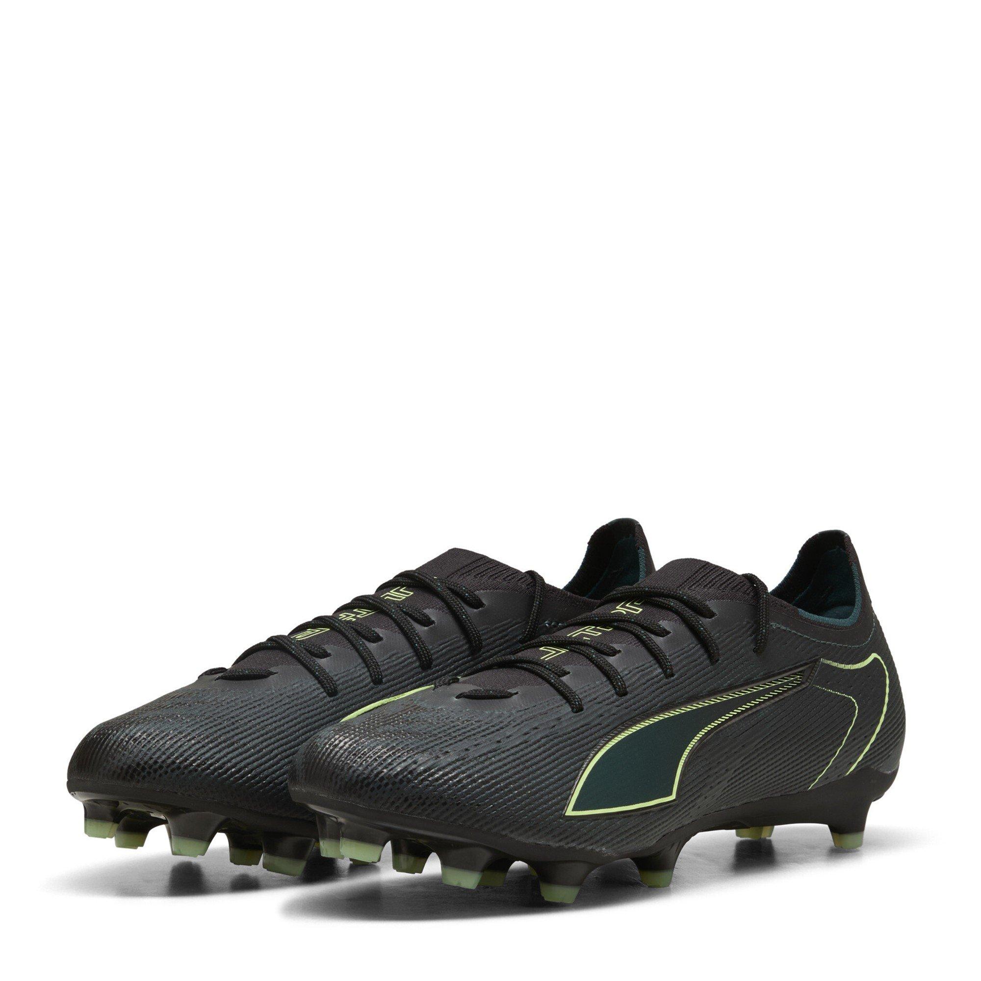 Puma Men's 6 Pro Firm Ground Football Boots - Black Puma Black - 6 (39)