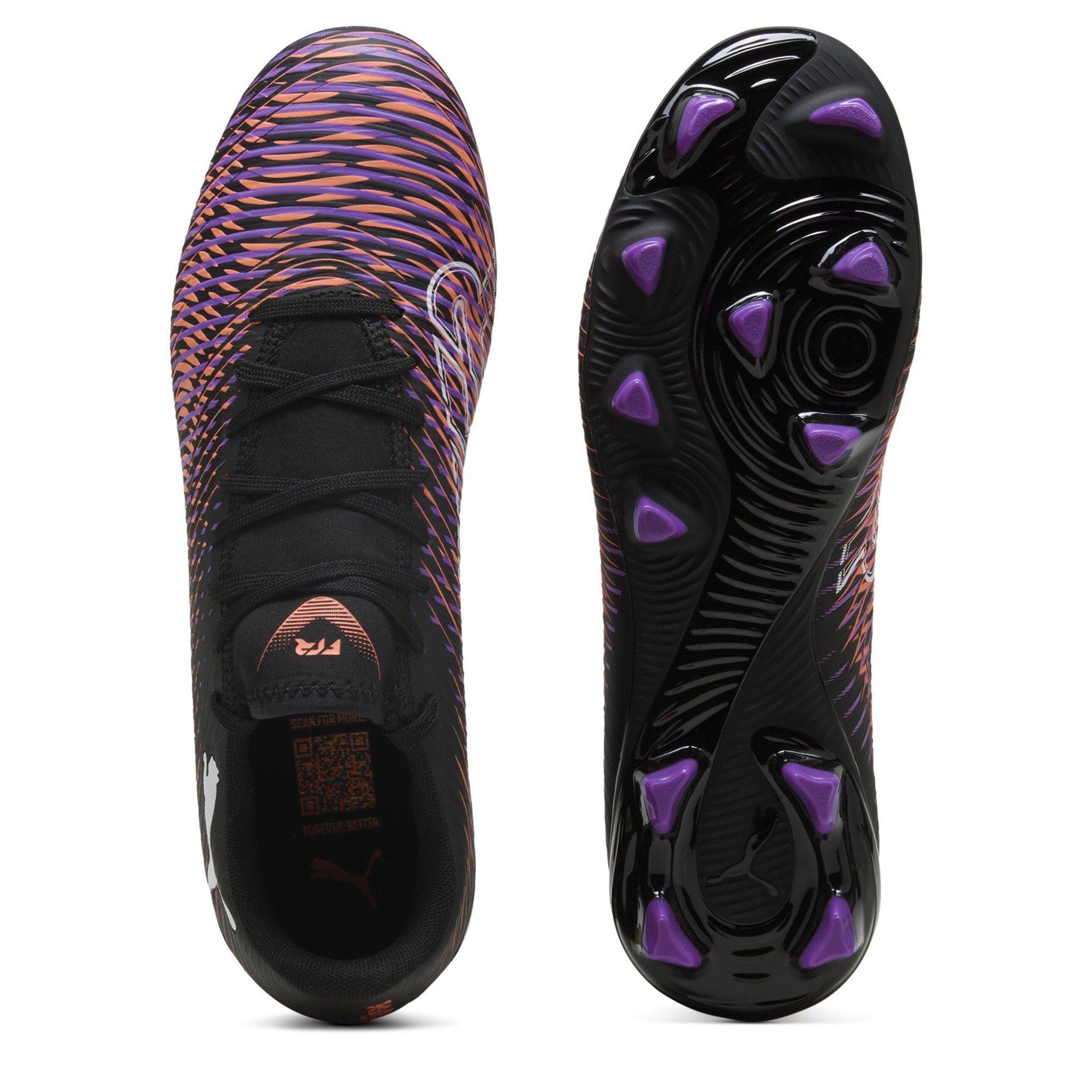Sort/Lilla - Puma - FUTURE 8 PLAY Artificial Ground Football Boots - 3