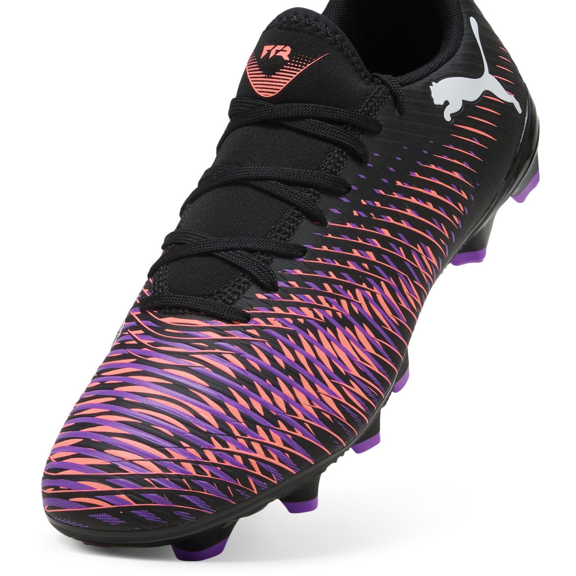 Sort/Lilla - Puma - FUTURE 8 PLAY Artificial Ground Football Boots - 6