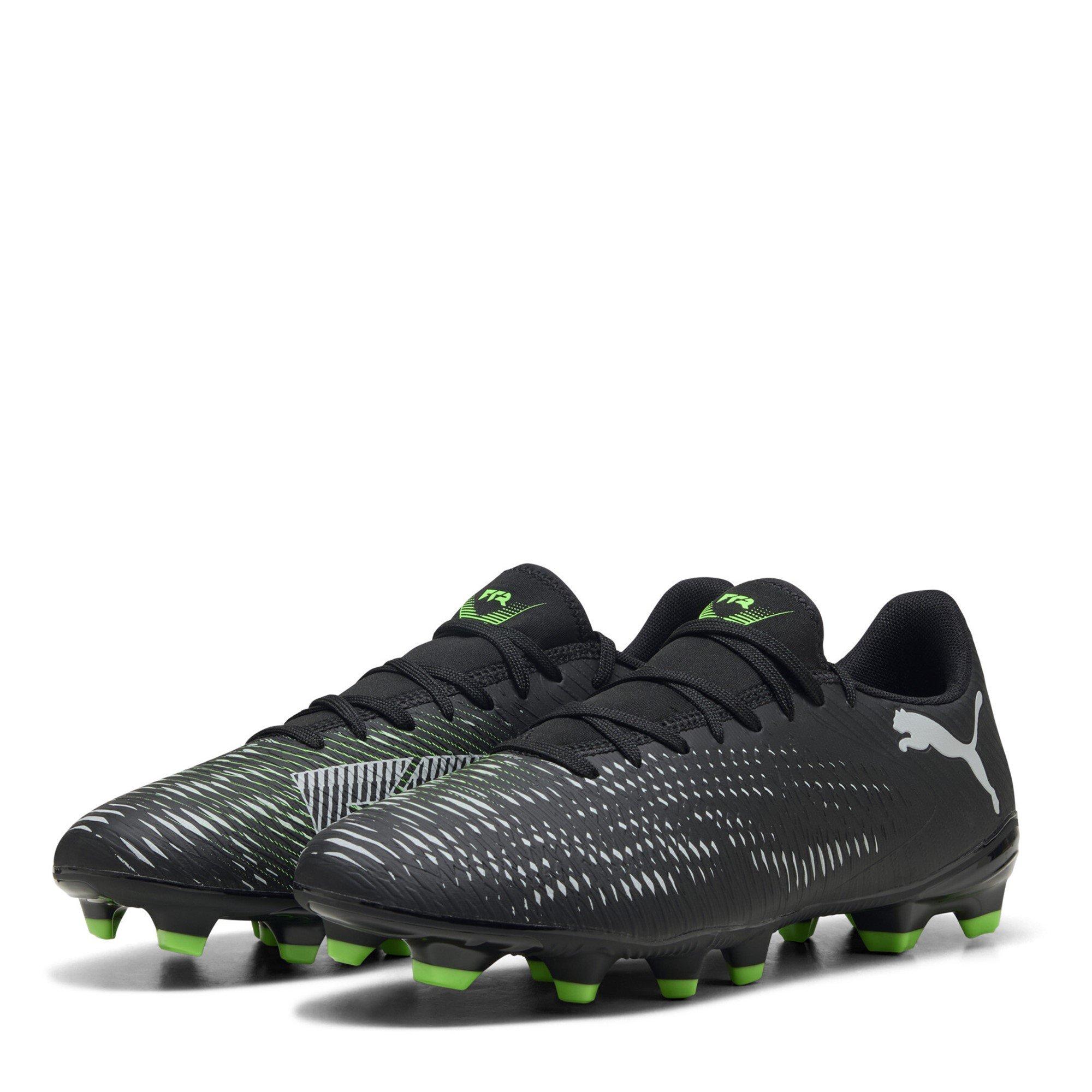 Puma Men's Future 8 Play Artificial Ground Football Boots - Black/Green - 8 (42)