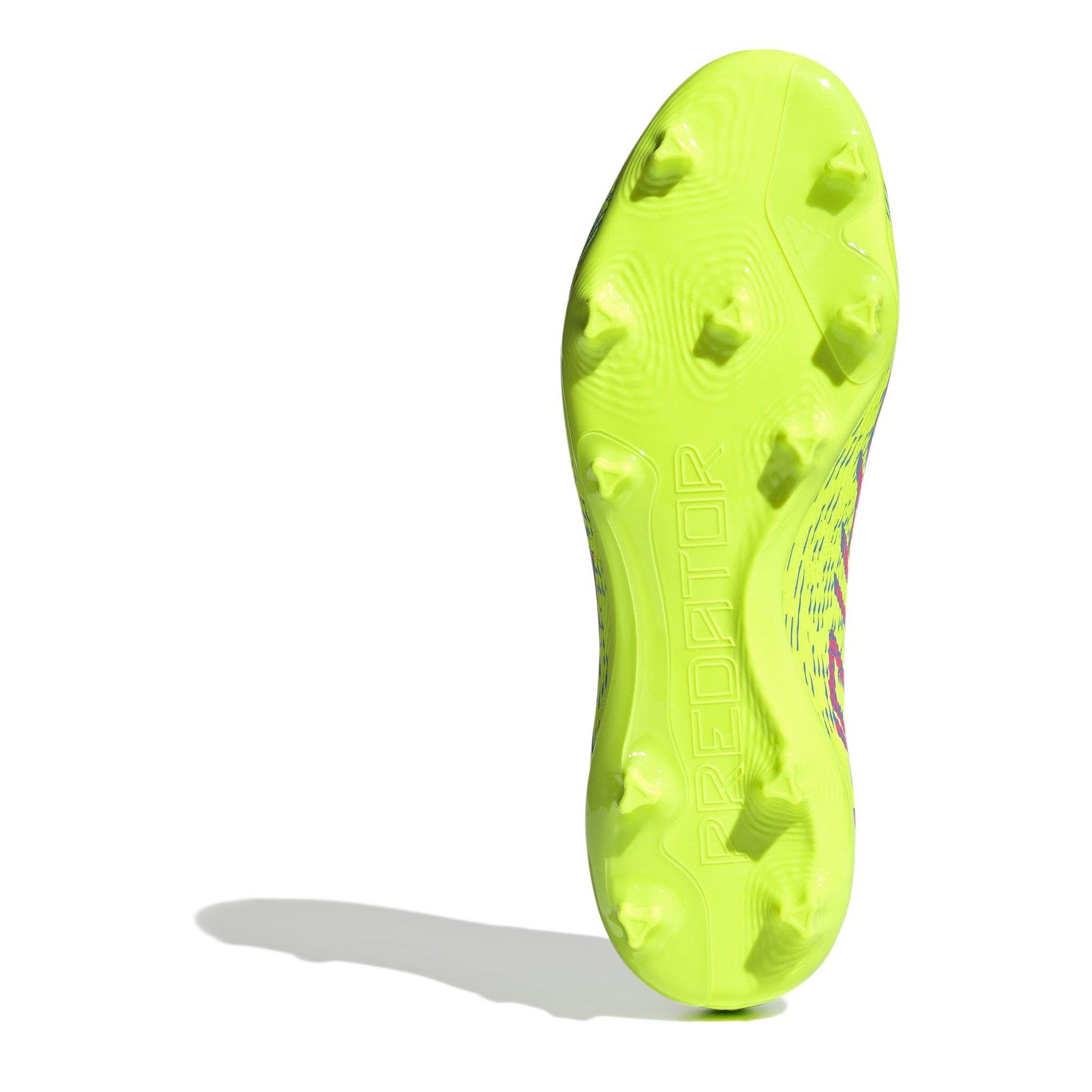 Lucid Lemon - adidas - Adults Predator League Firm Ground Football Boots - 6