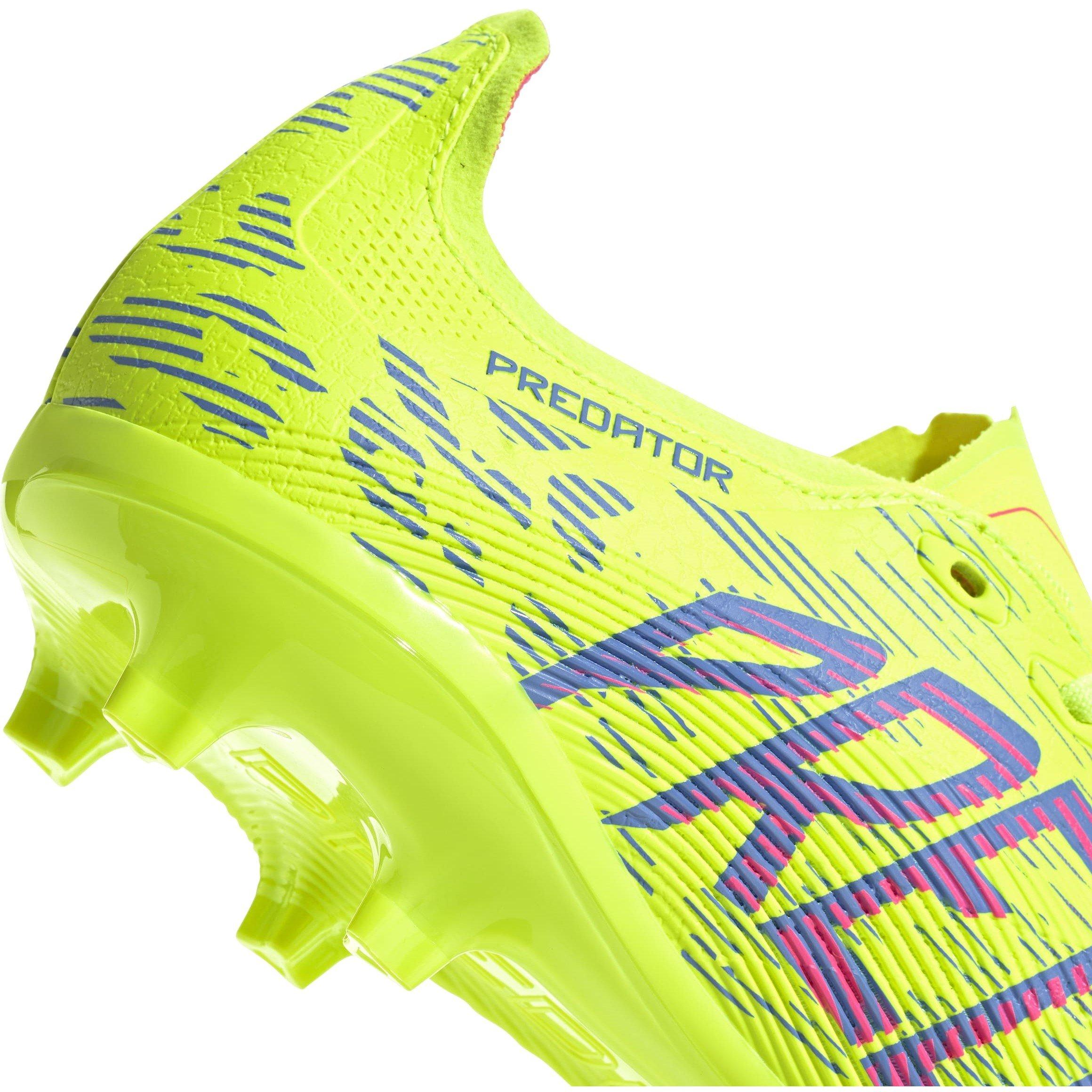 Lucid Lemon - adidas - Adults Predator League Firm Ground Football Boots - 8