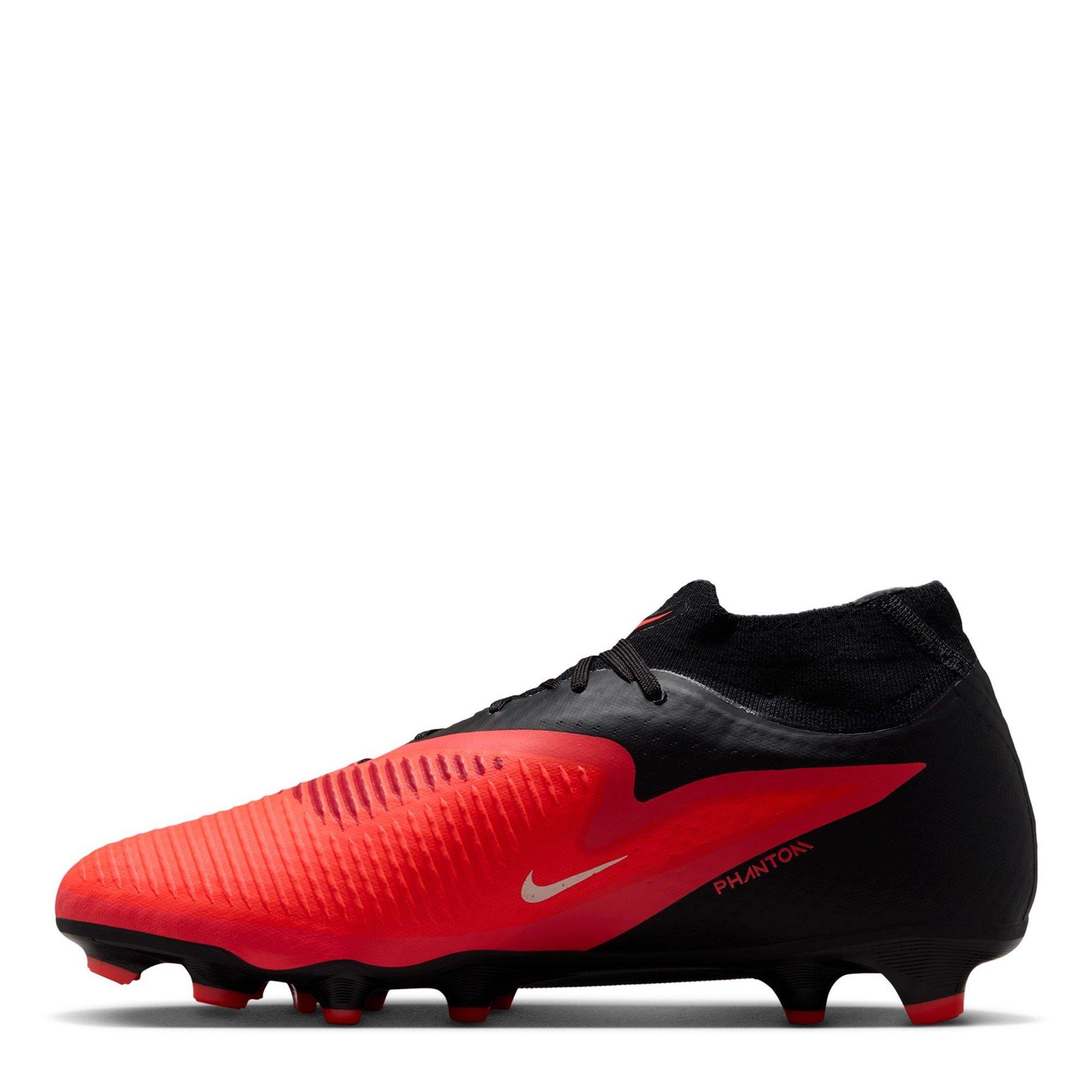 Red/Black - Nike - Phantom 6 Academy Adults Firm Ground Football Boots - 2