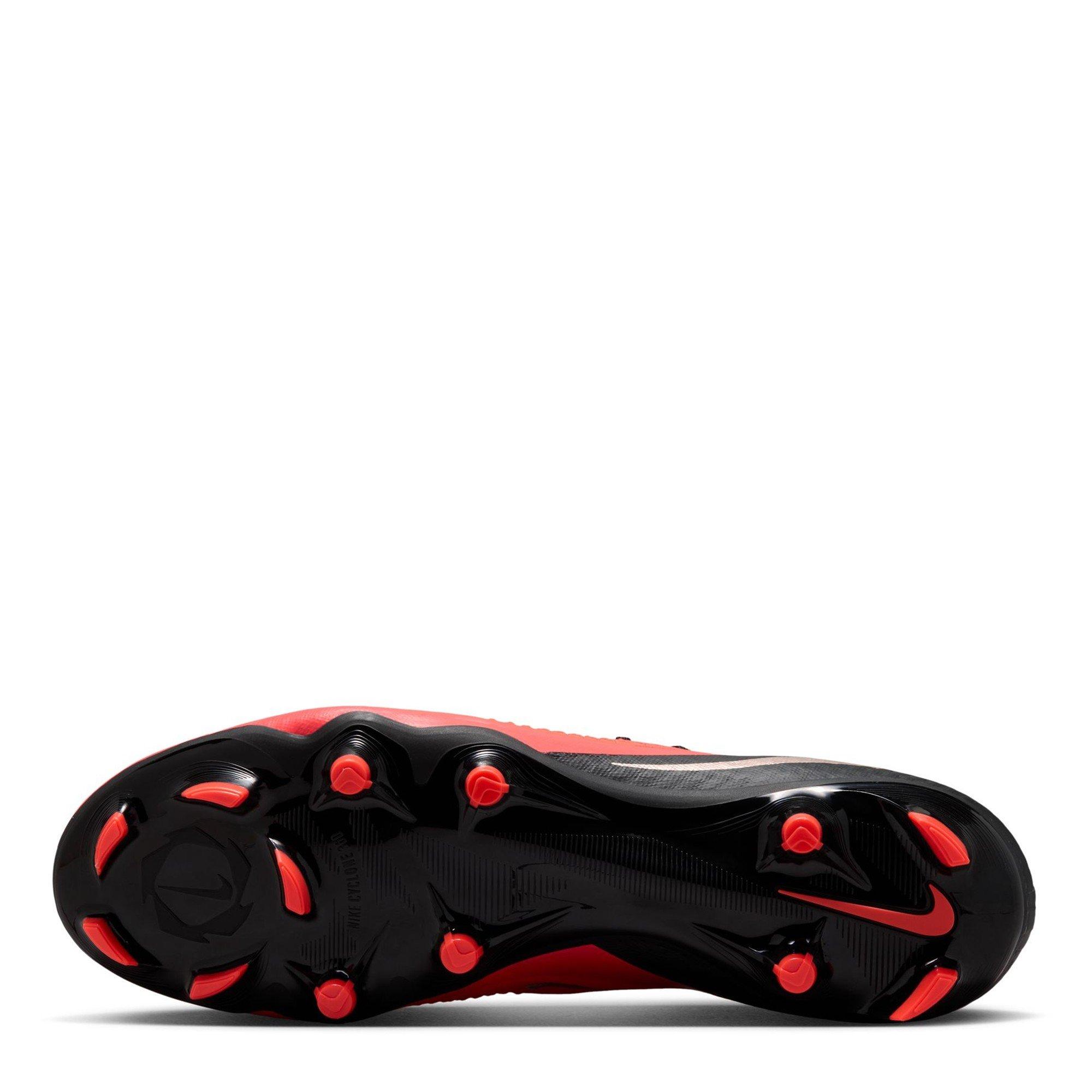 Red/Black - Nike - Phantom 6 Academy Adults Firm Ground Football Boots - 3