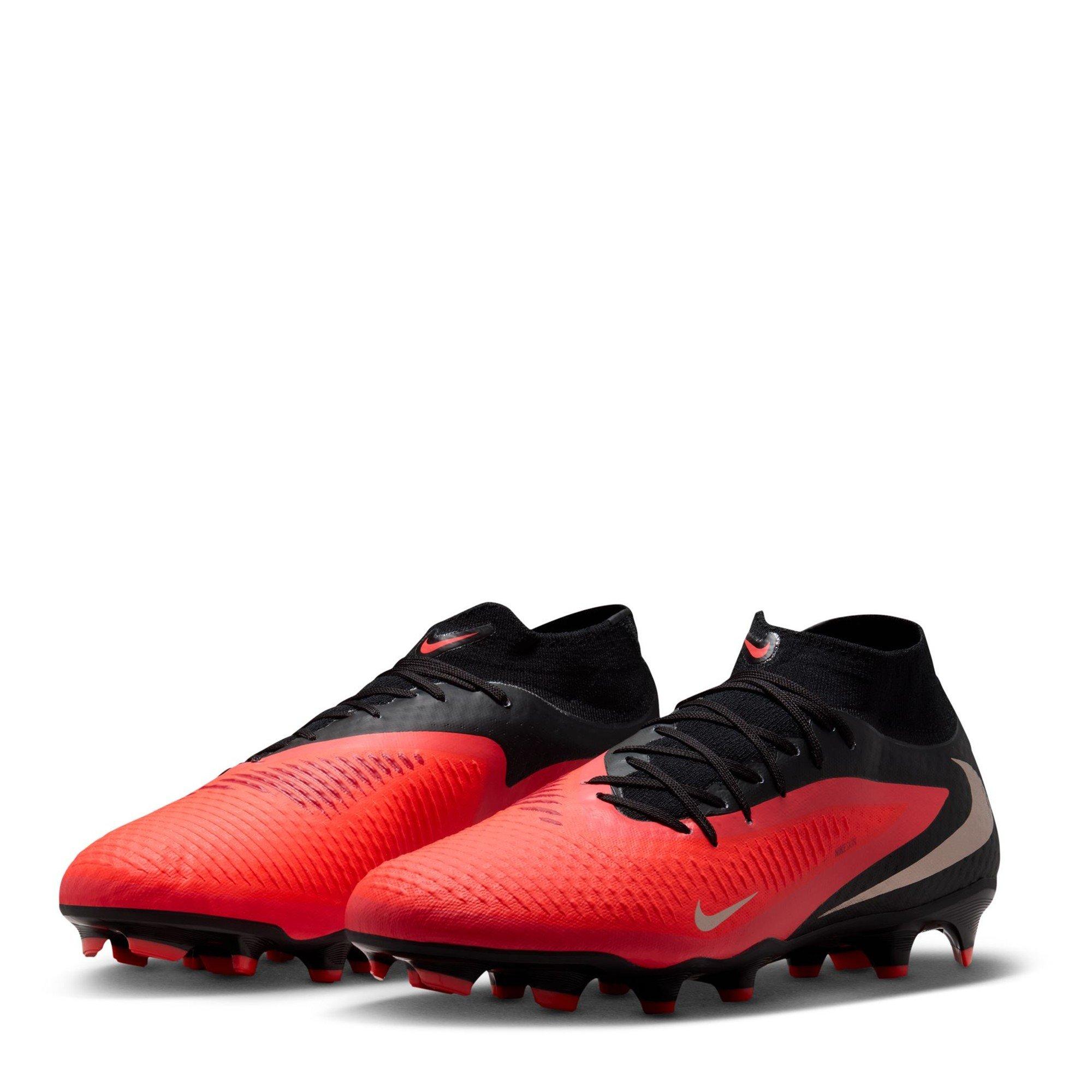 Red/Black - Nike - Phantom 6 Academy Adults Firm Ground Football Boots - 4