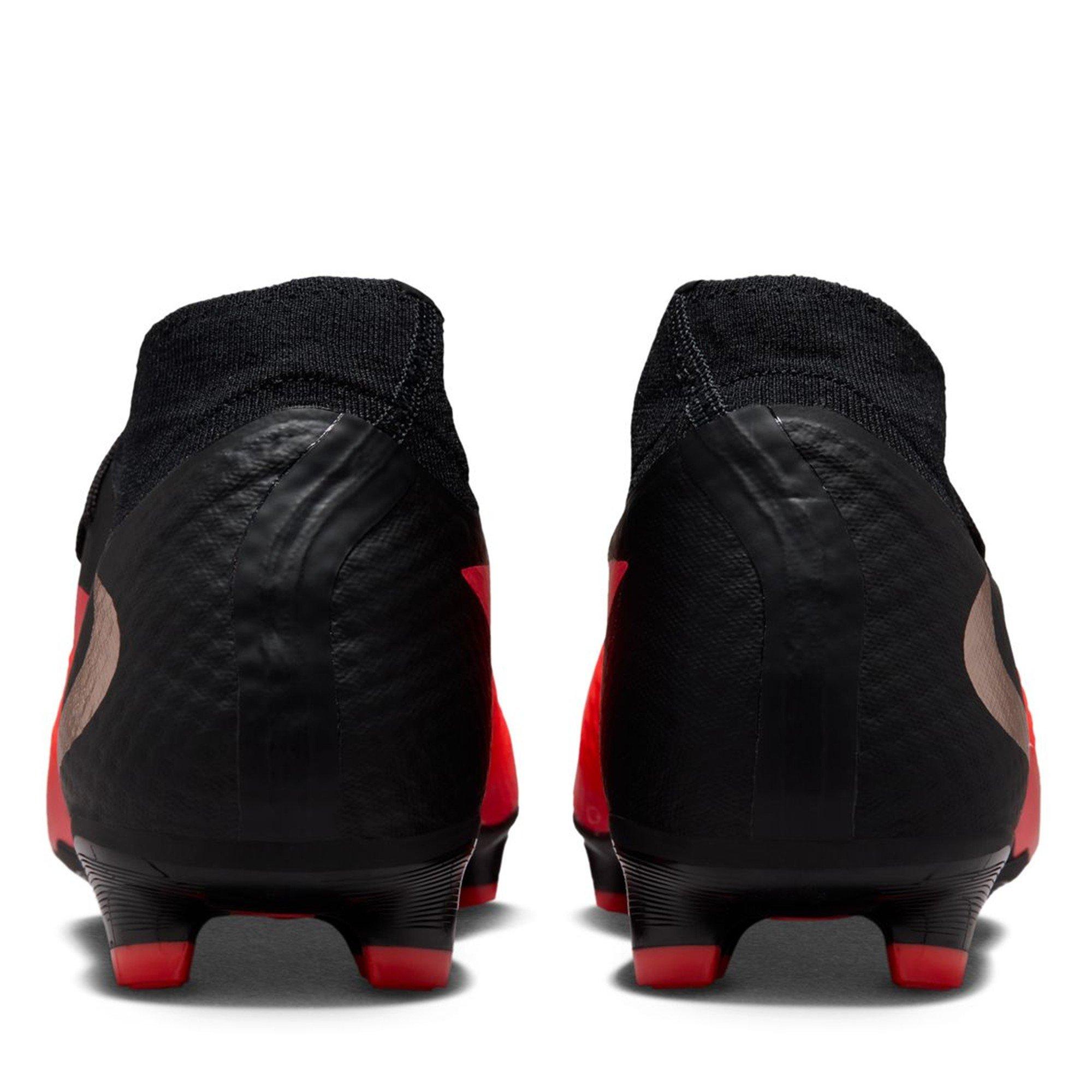 Red/Black - Nike - Phantom 6 Academy Adults Firm Ground Football Boots - 5