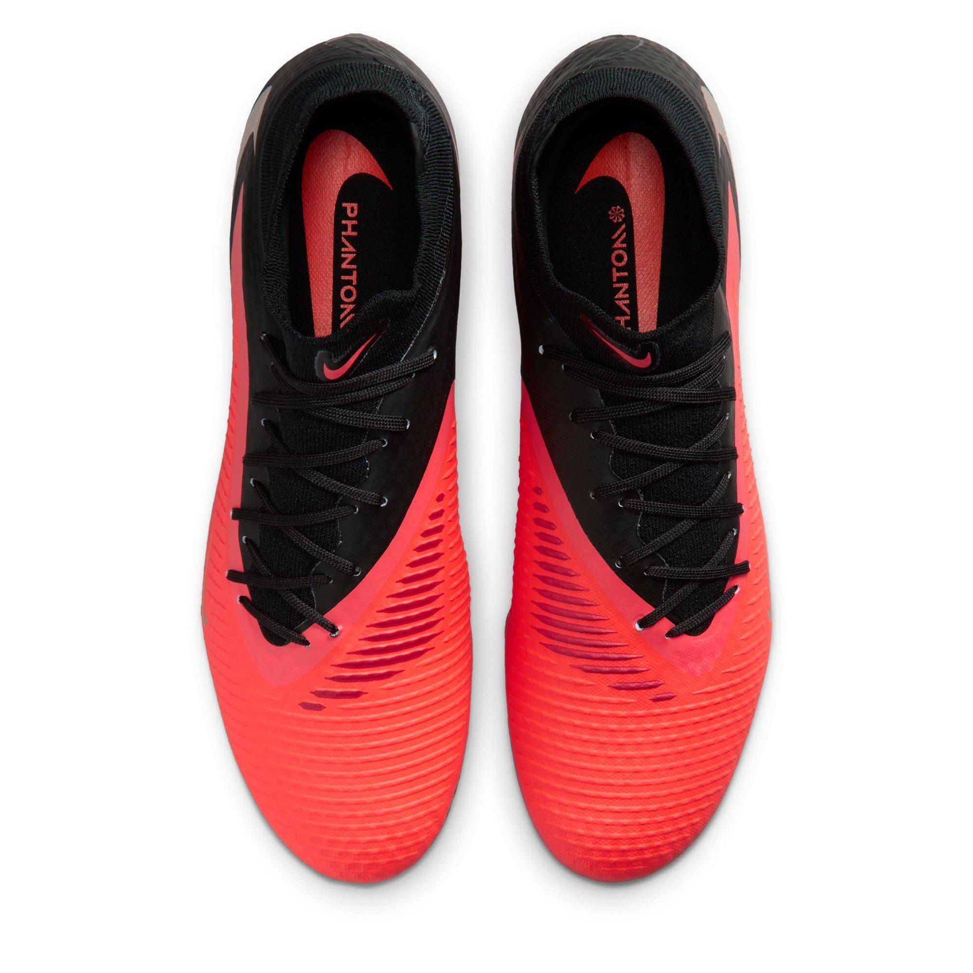 Red/Black - Nike - Phantom 6 Academy Adults Firm Ground Football Boots - 6