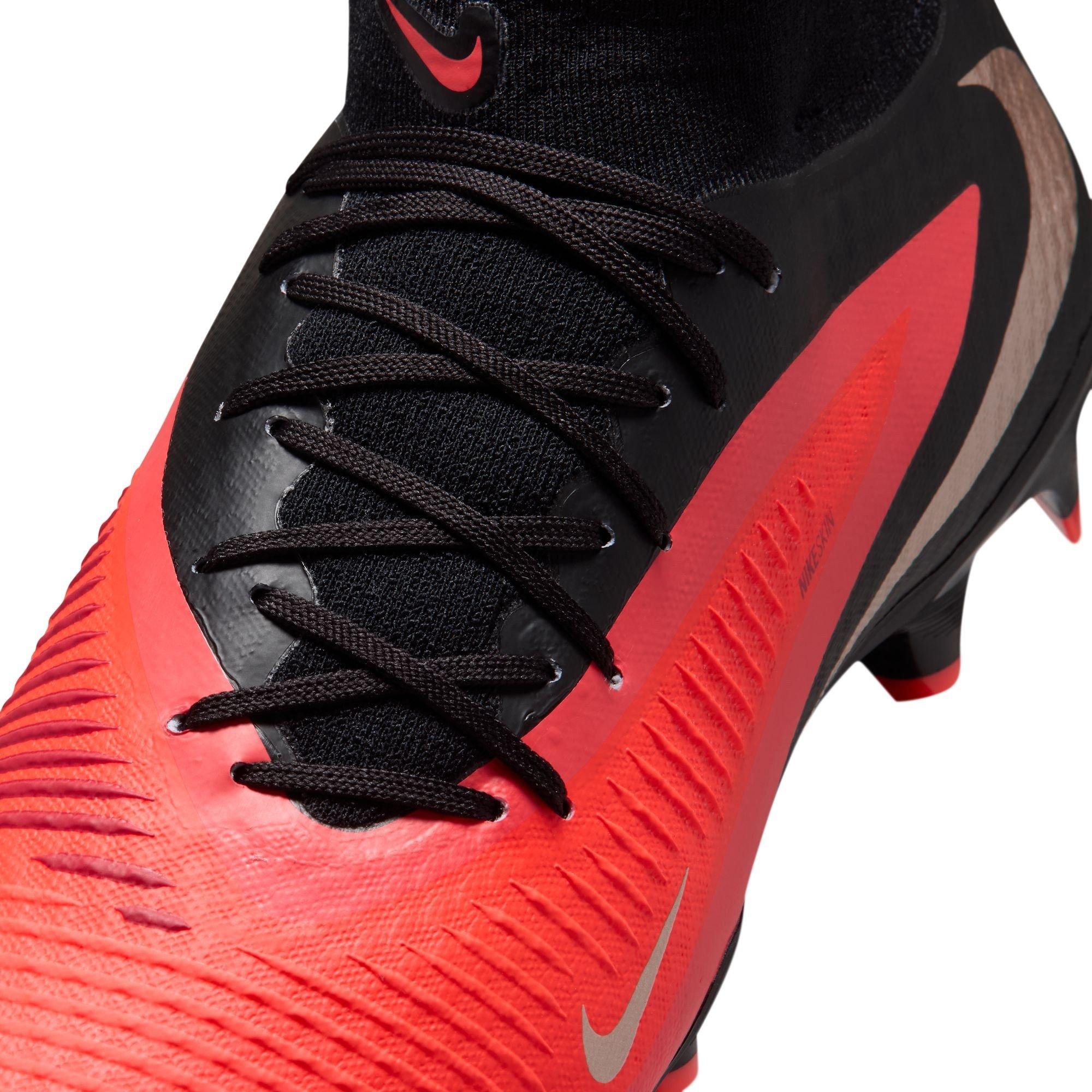 Red/Black - Nike - Phantom 6 Academy Adults Firm Ground Football Boots - 8
