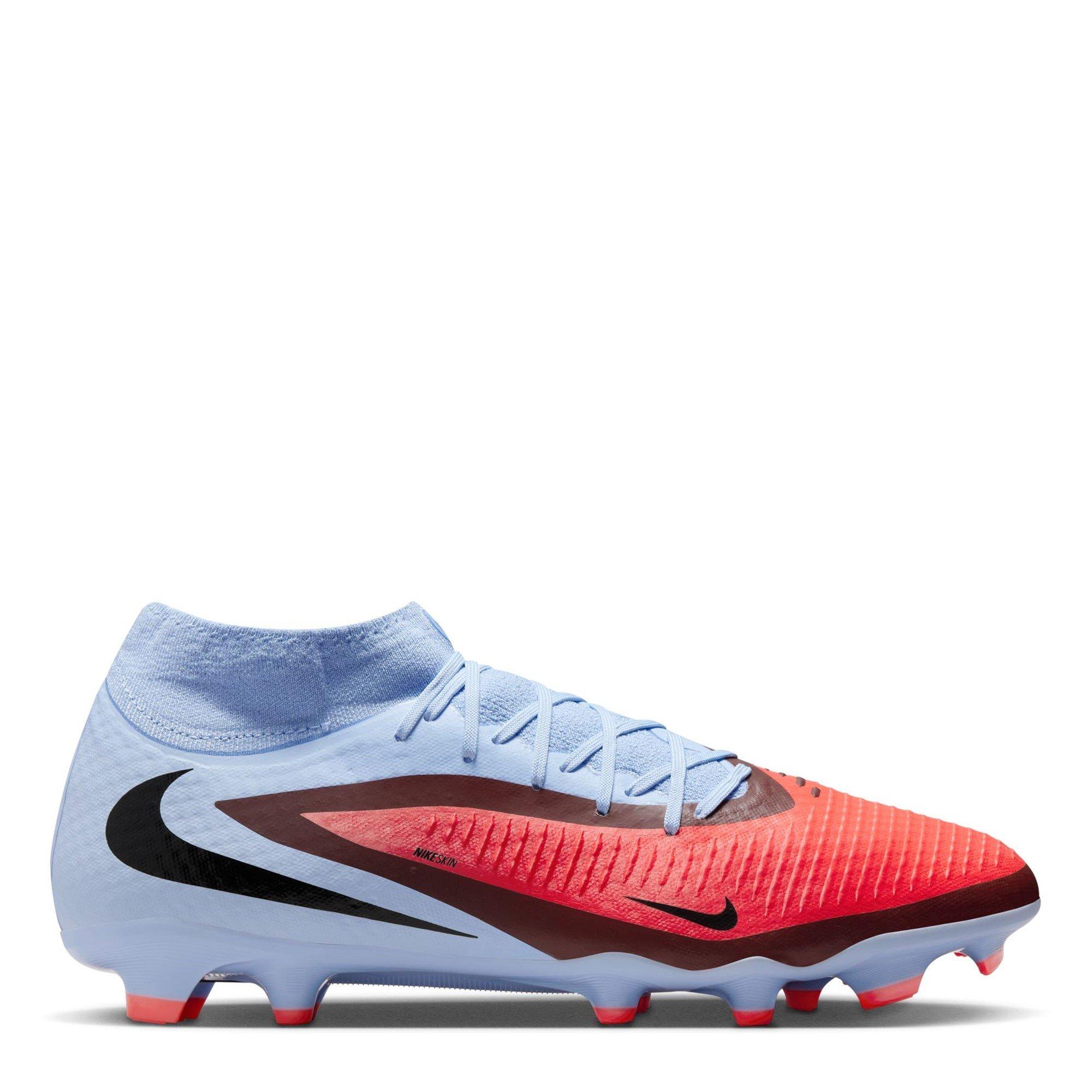 Nike Men's Phantom 6 Academy Adults Firm Ground Football Boots - Blue/Purple - 10 (45)