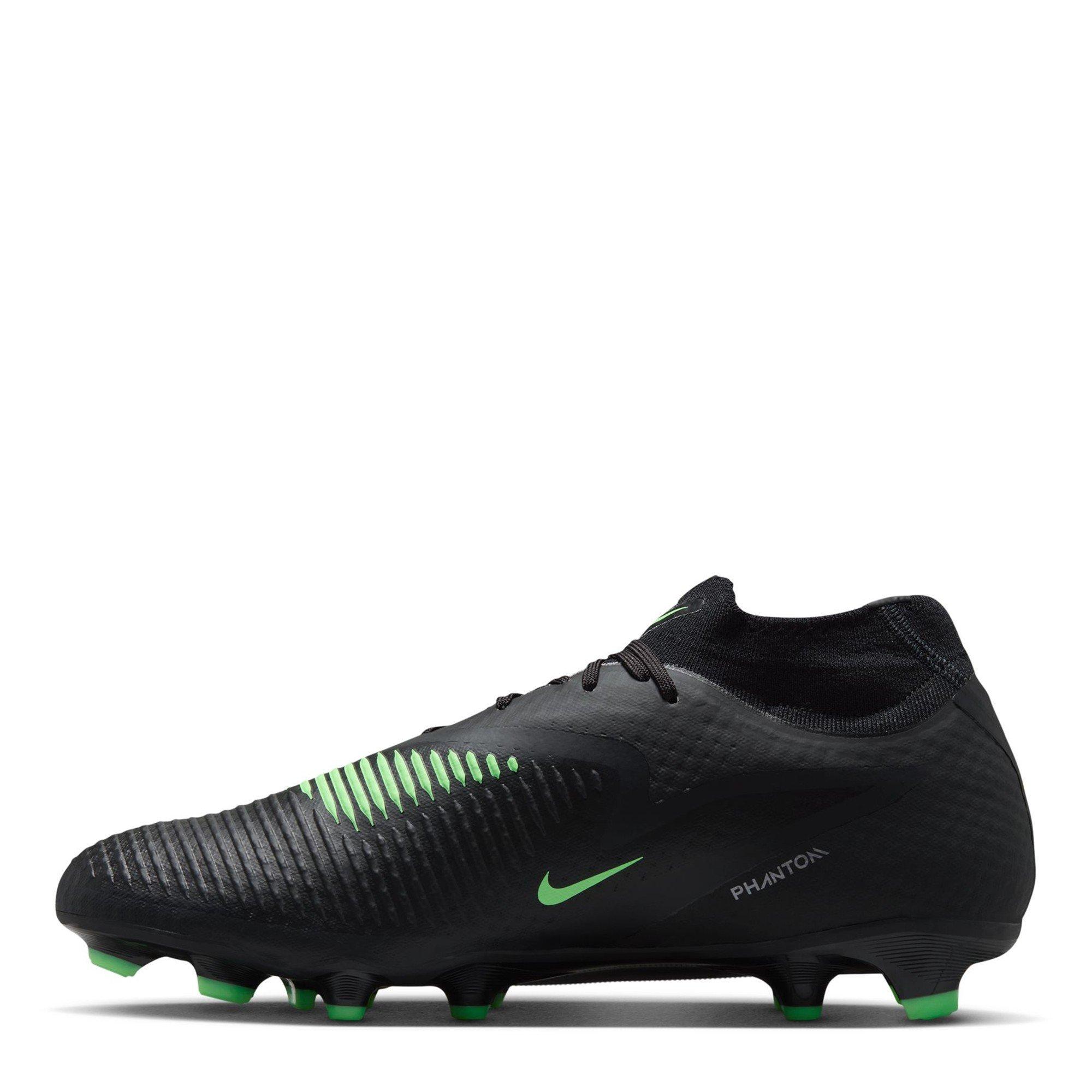 Black/Green - Nike - Phantom 6 Academy Adults Firm Ground Football Boots - 2
