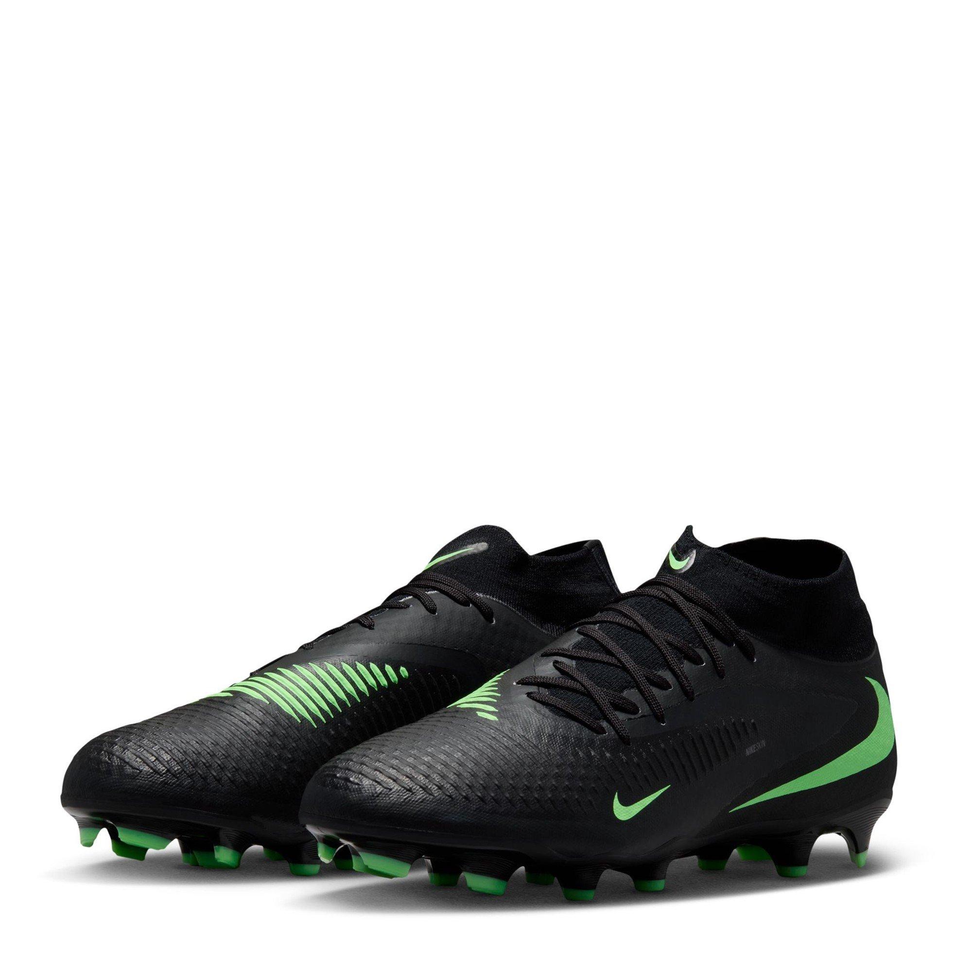 Black/Green - Nike - Phantom 6 Academy Adults Firm Ground Football Boots - 4