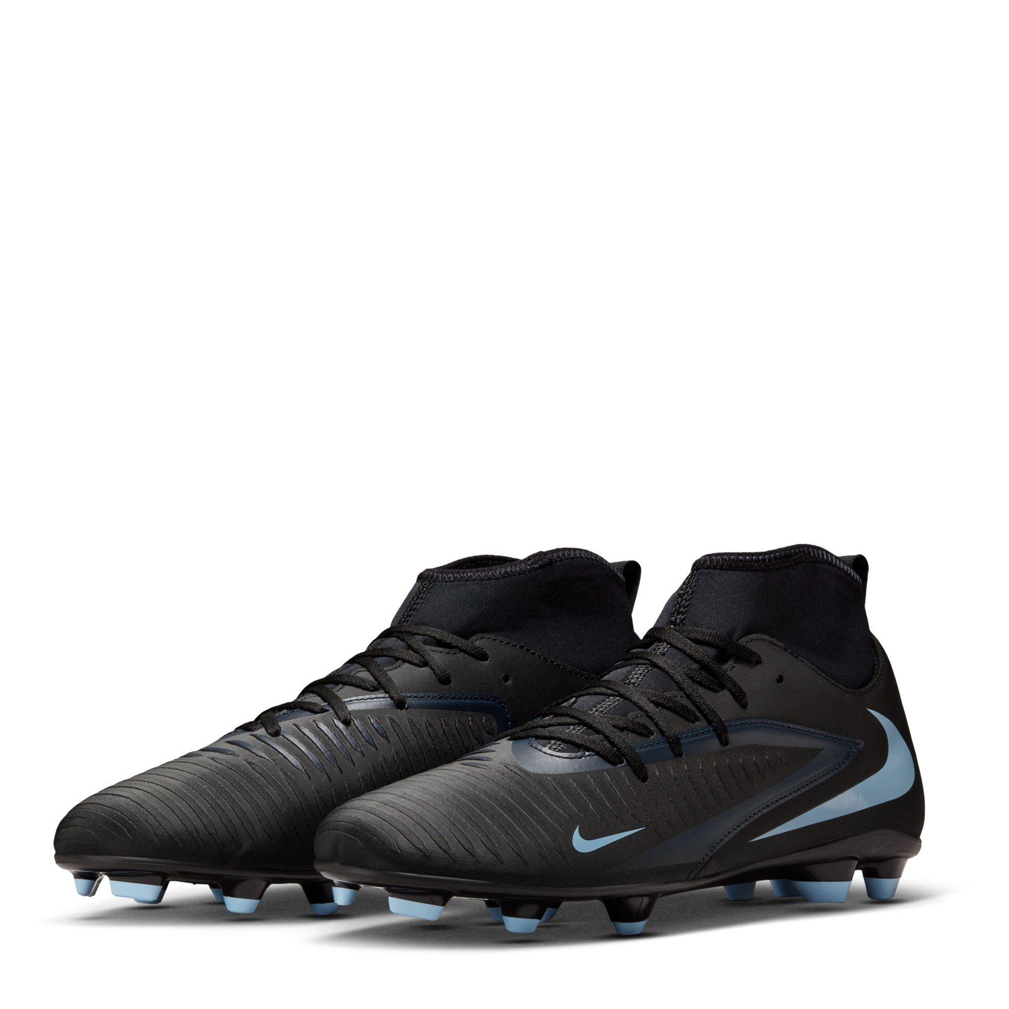 Black/Black - Nike - Phantom 6 High Club Adults Firm Ground Football Boots - 4