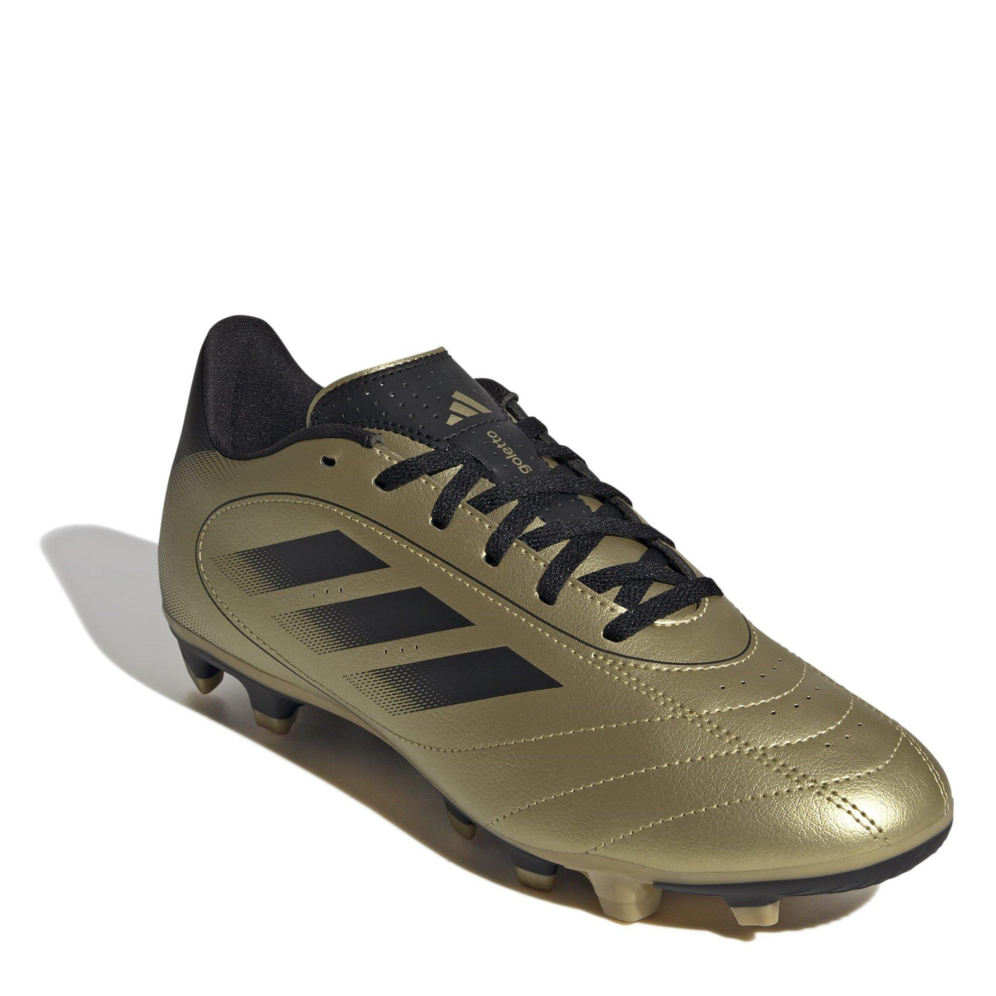 Gold/Black/Gold - adidas - Goletto IX Firm Ground Football Boots - 3