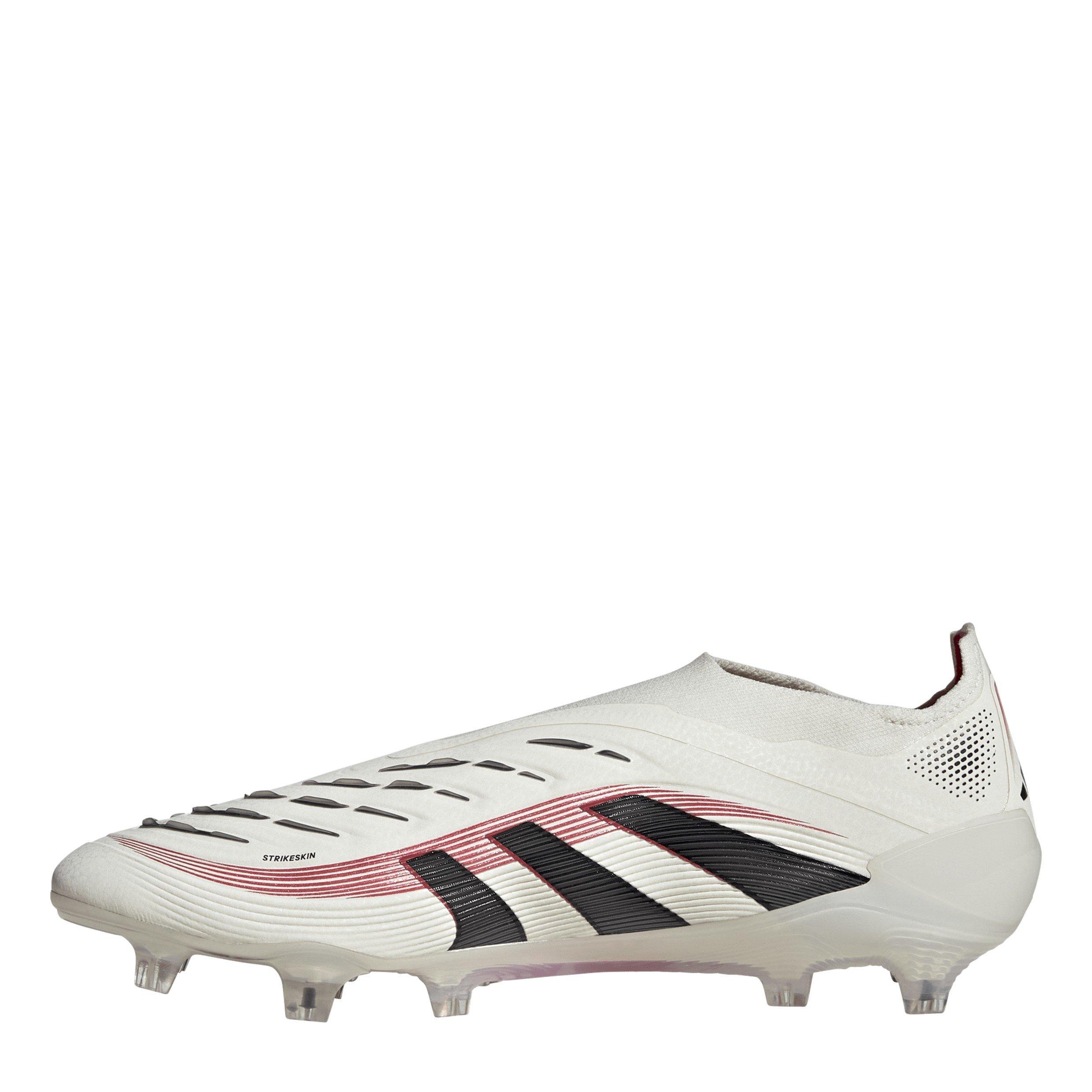Bianco/Nero/Rosso - adidas - Predator Elite Laceless Firm Ground Football Boots - 2