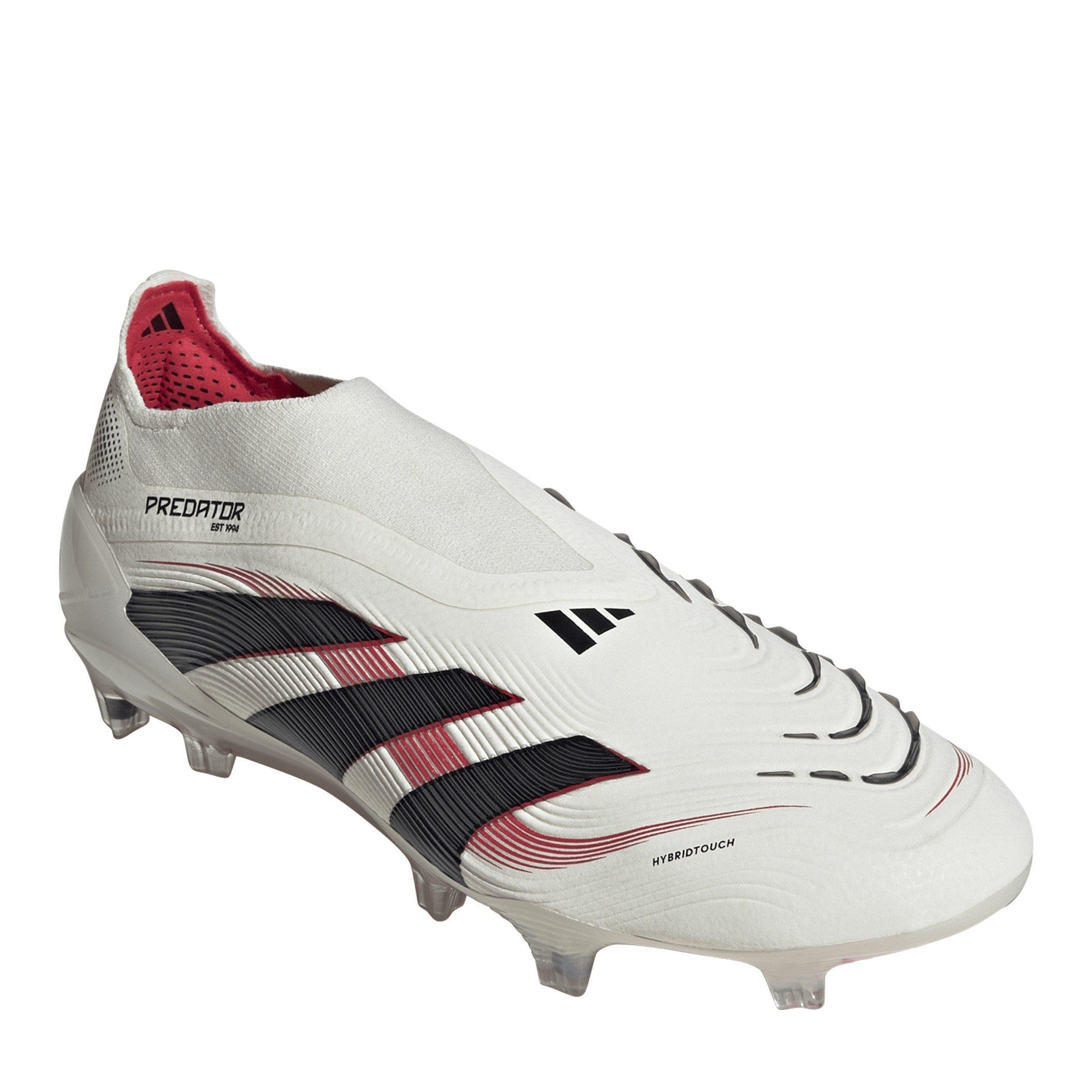 Bianco/Nero/Rosso - adidas - Predator Elite Laceless Firm Ground Football Boots - 4