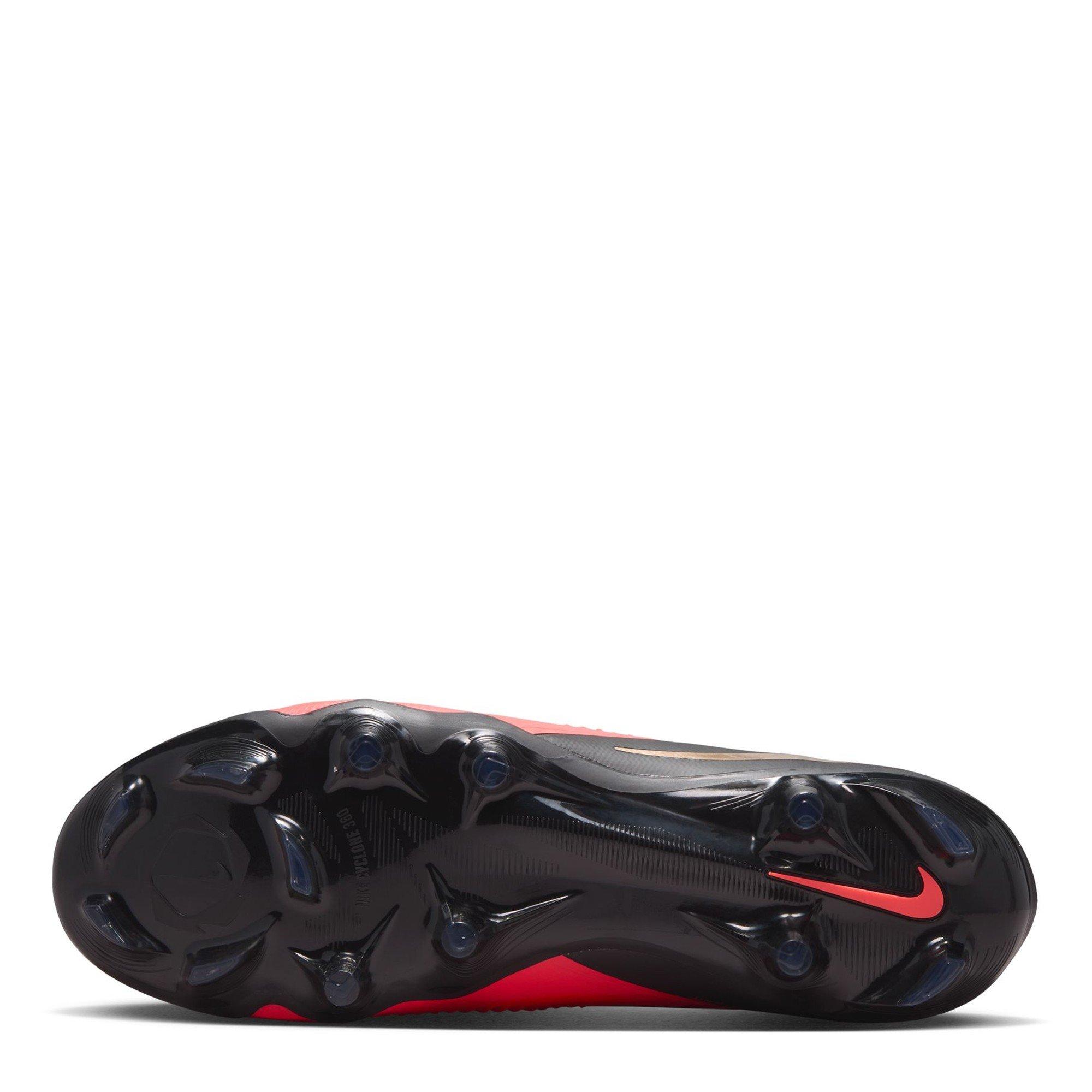 Red/Black - Nike - Phantom High 6 Pro Adults Firm Ground Football Boots - 3